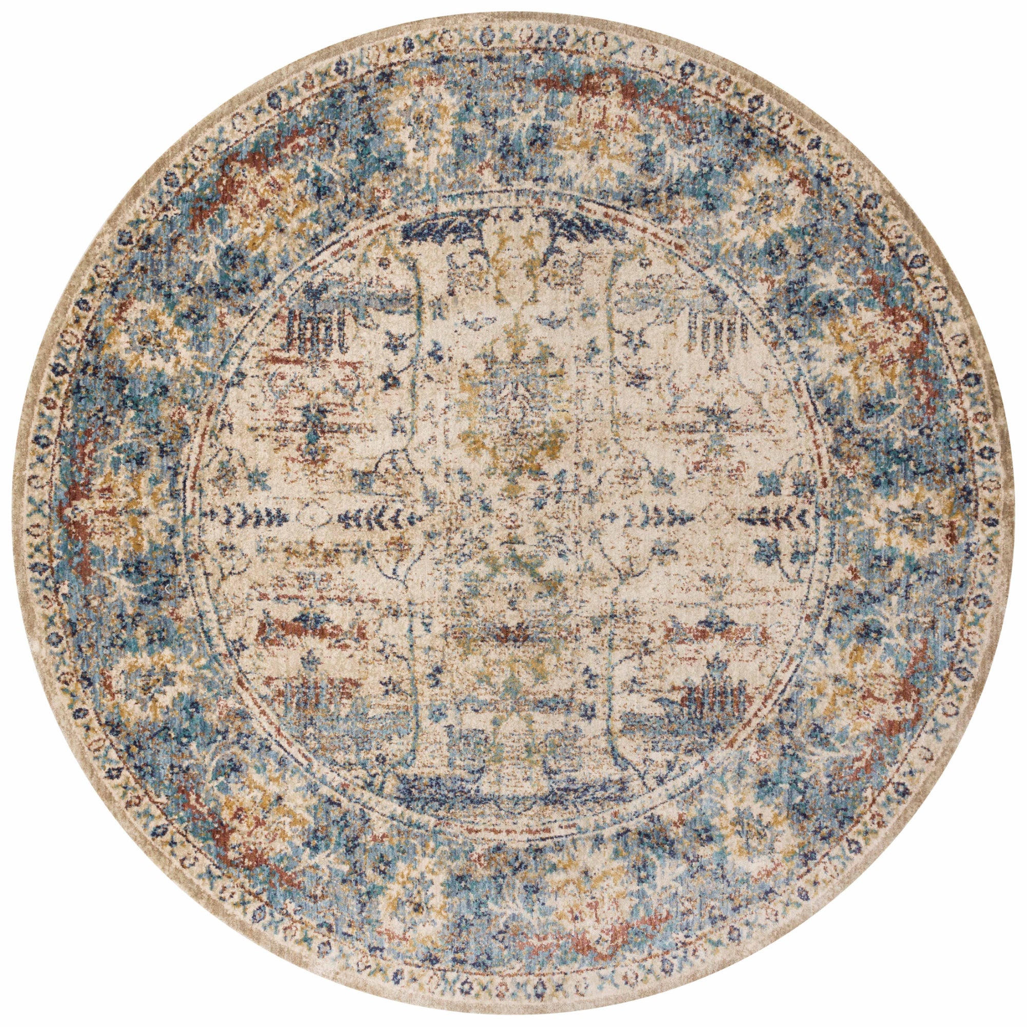 Loloi Anastasia Sand/Light Blue Rug