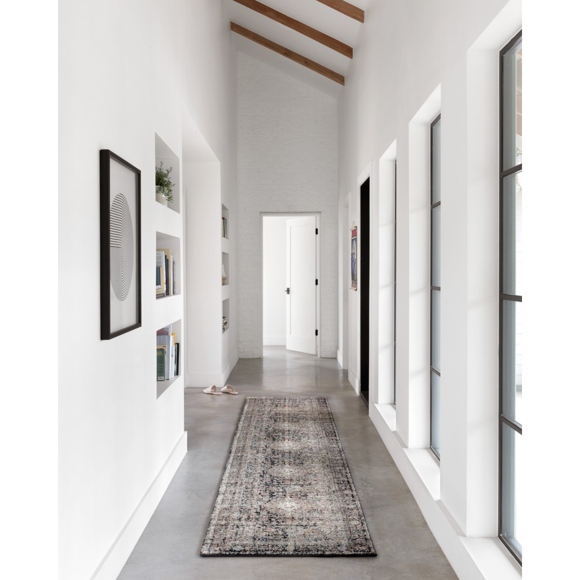 Loloi Anastasia Charcoal/Sunset Rug