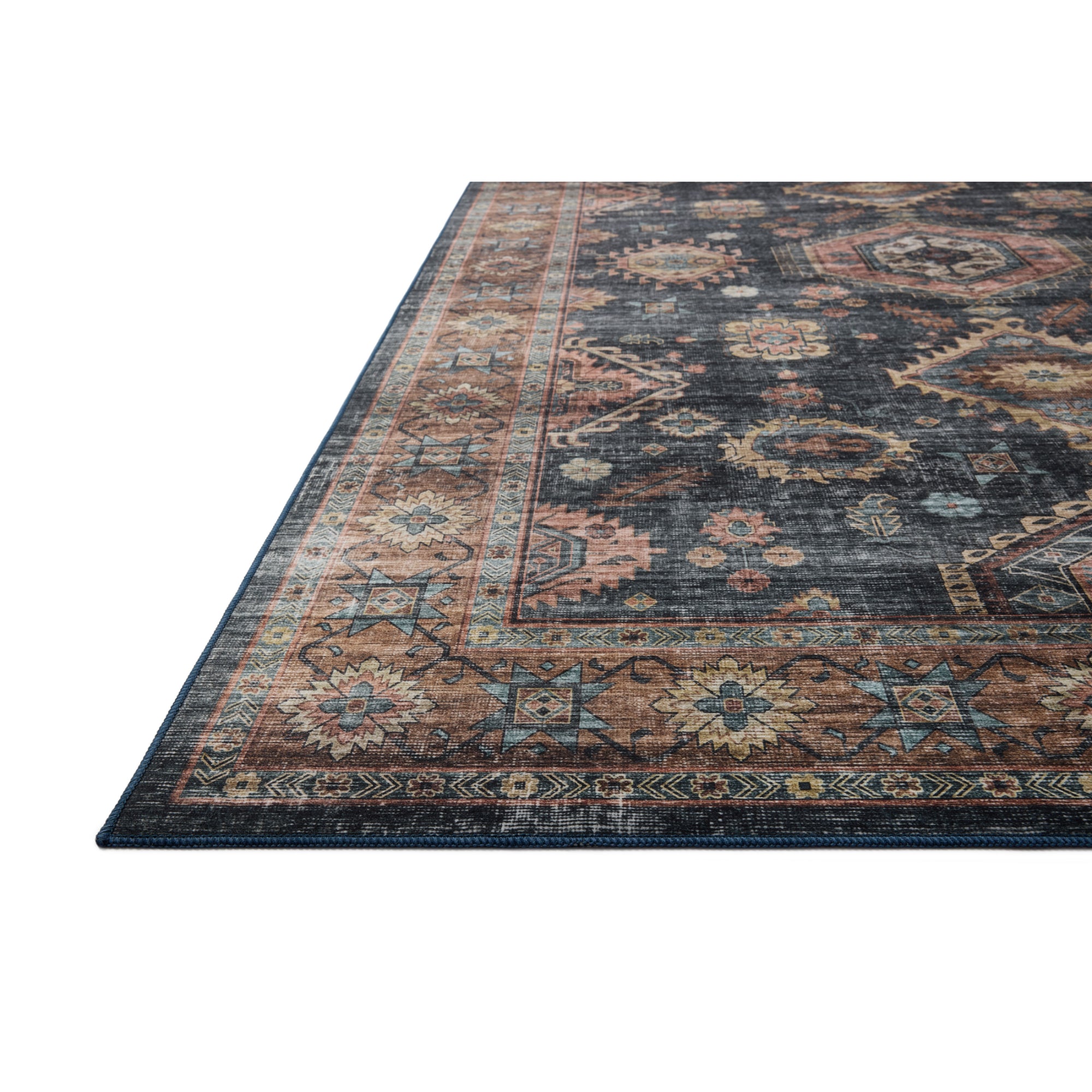 Loloi Anniston Denim/Sunset Rug