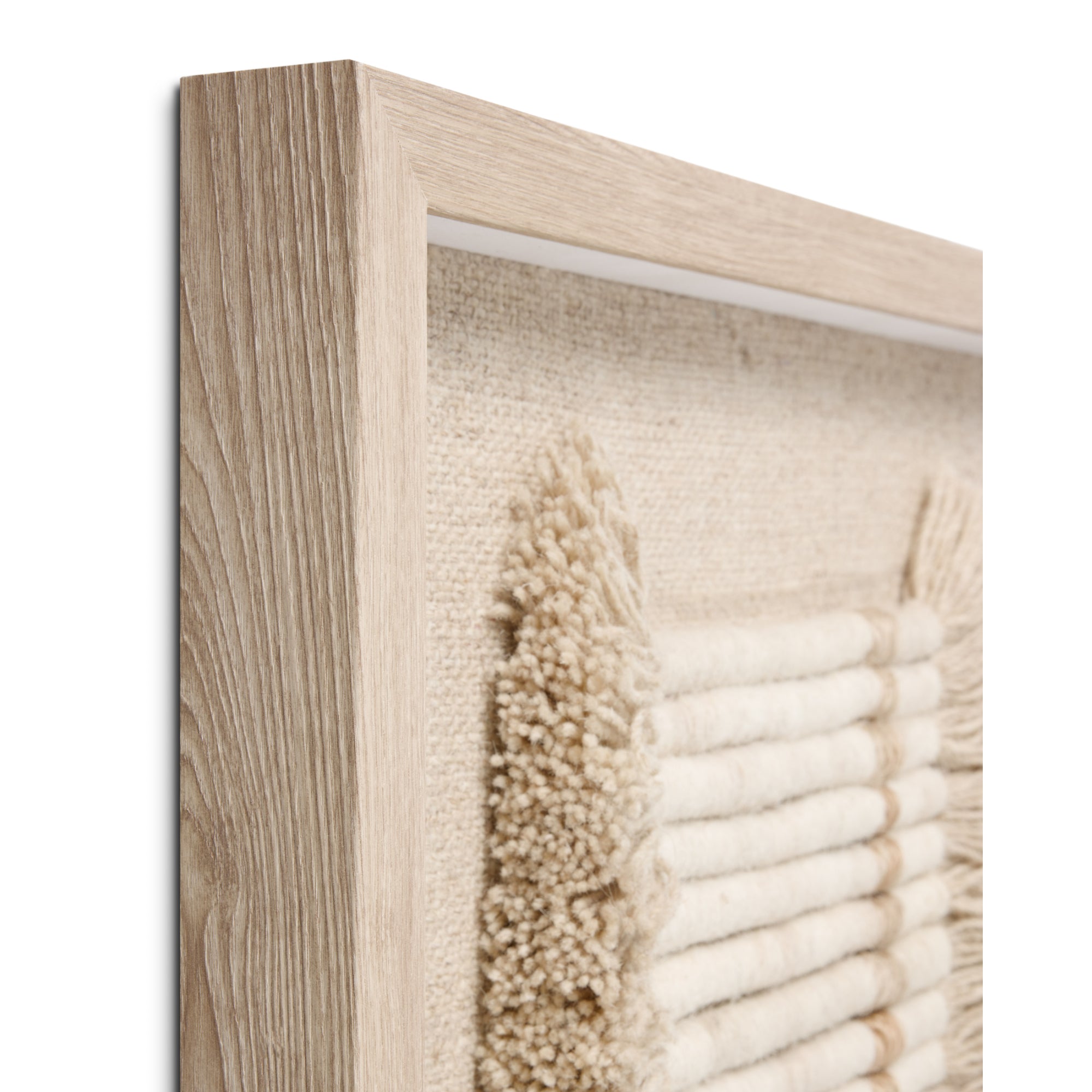 Loloi All Coiled Up Ivory/Natural 1'-9" x 1'-10" Wall Art