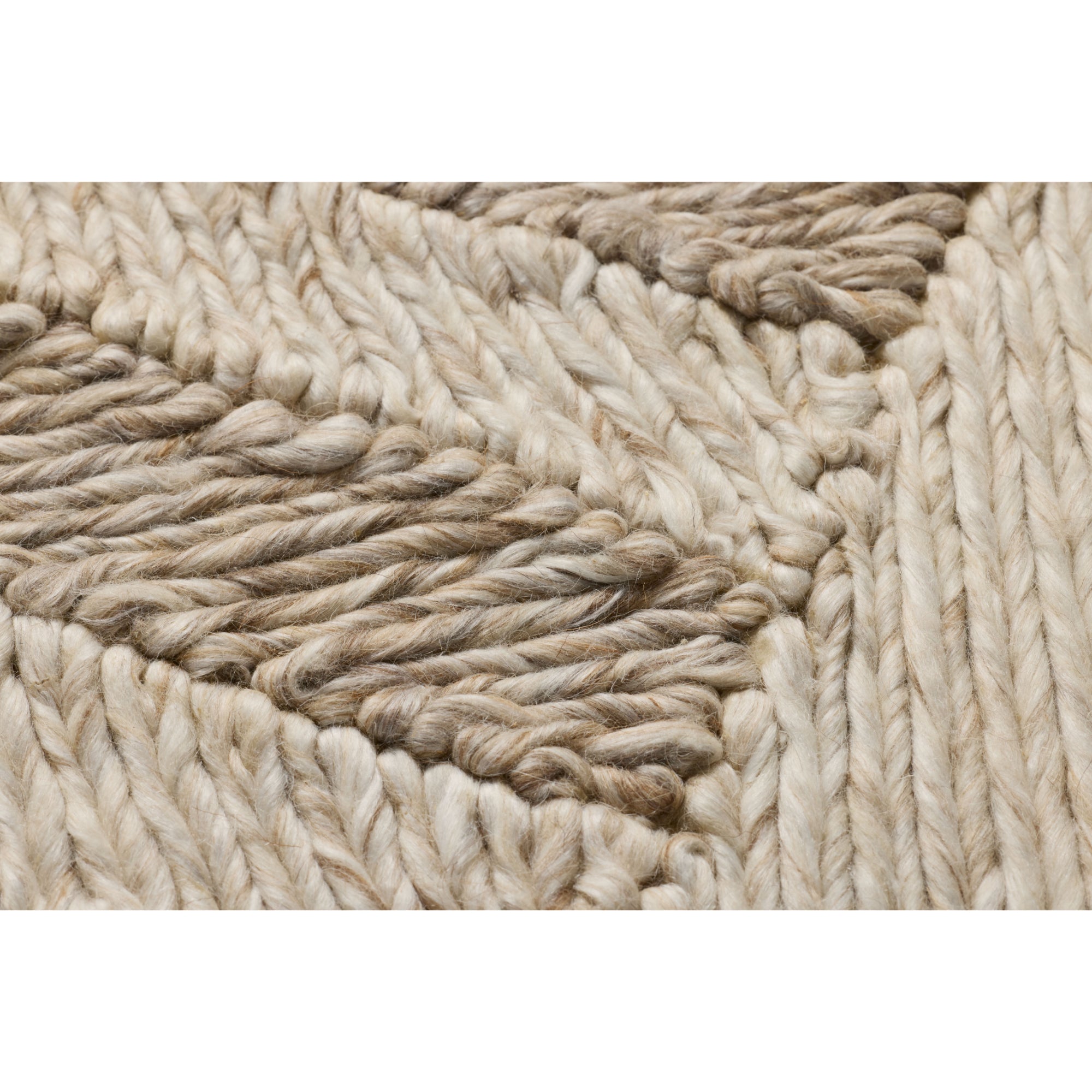 Loloi Bandera Beige/Ivory 2'-8" x 2'-8" Wall Art