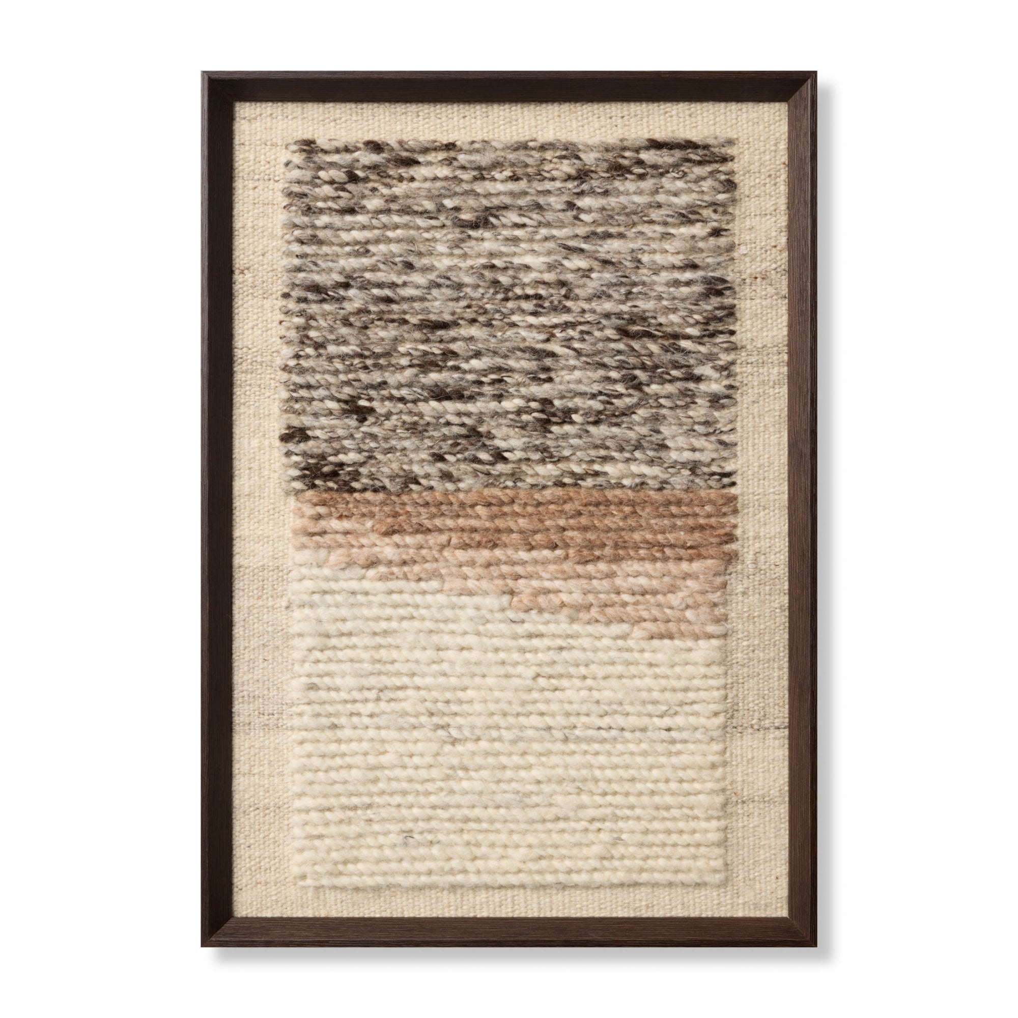 Loloi Cantilever Grey/Brown 1'-9" x 2'-5" Wall Art