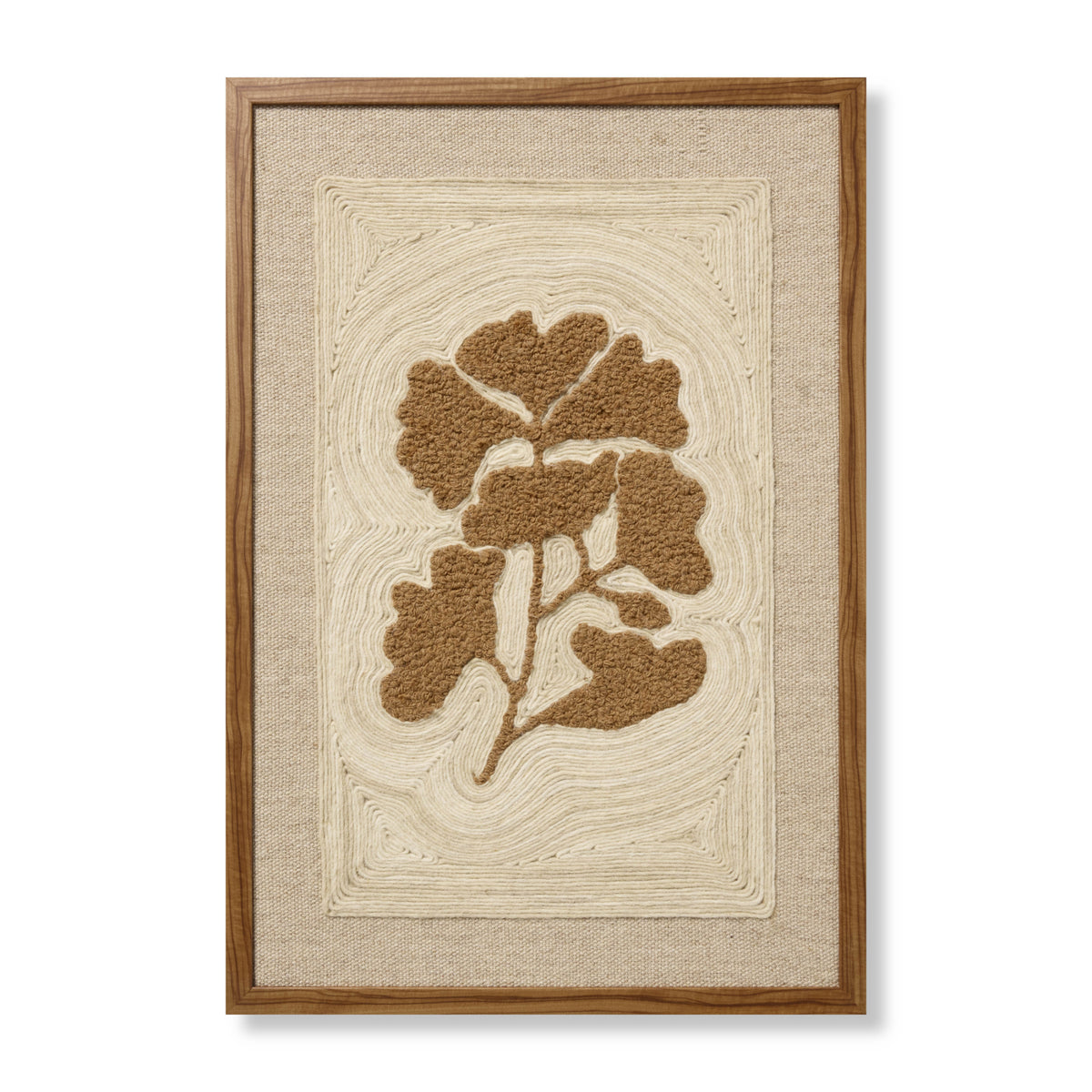 Loloi Clover & Clay Brown 2'-2" x 3'-2" Wall Art by Loloi