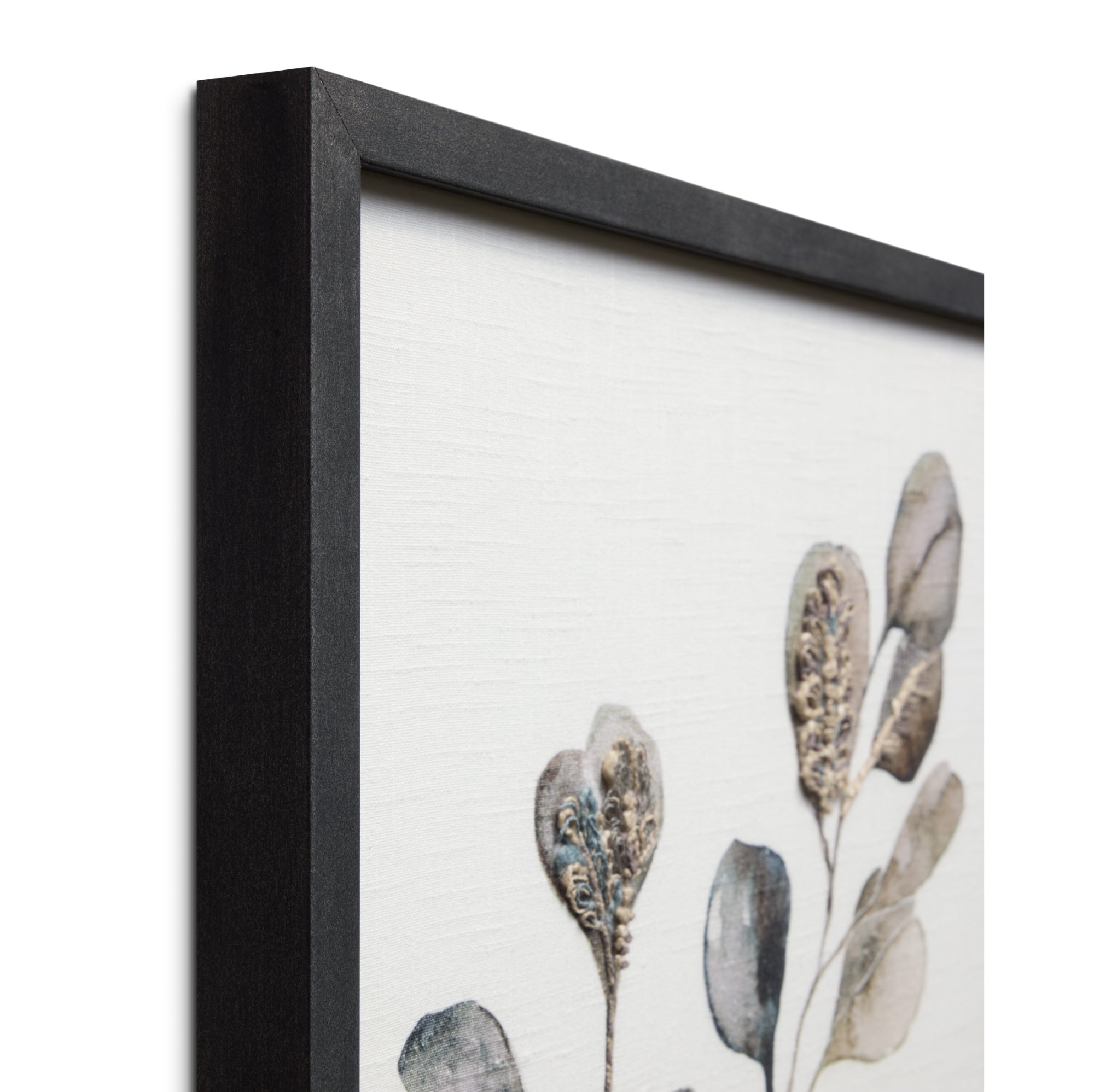 Loloi Dancing Flora Dark Grey 1'-7" x 2'-1" Wall Art