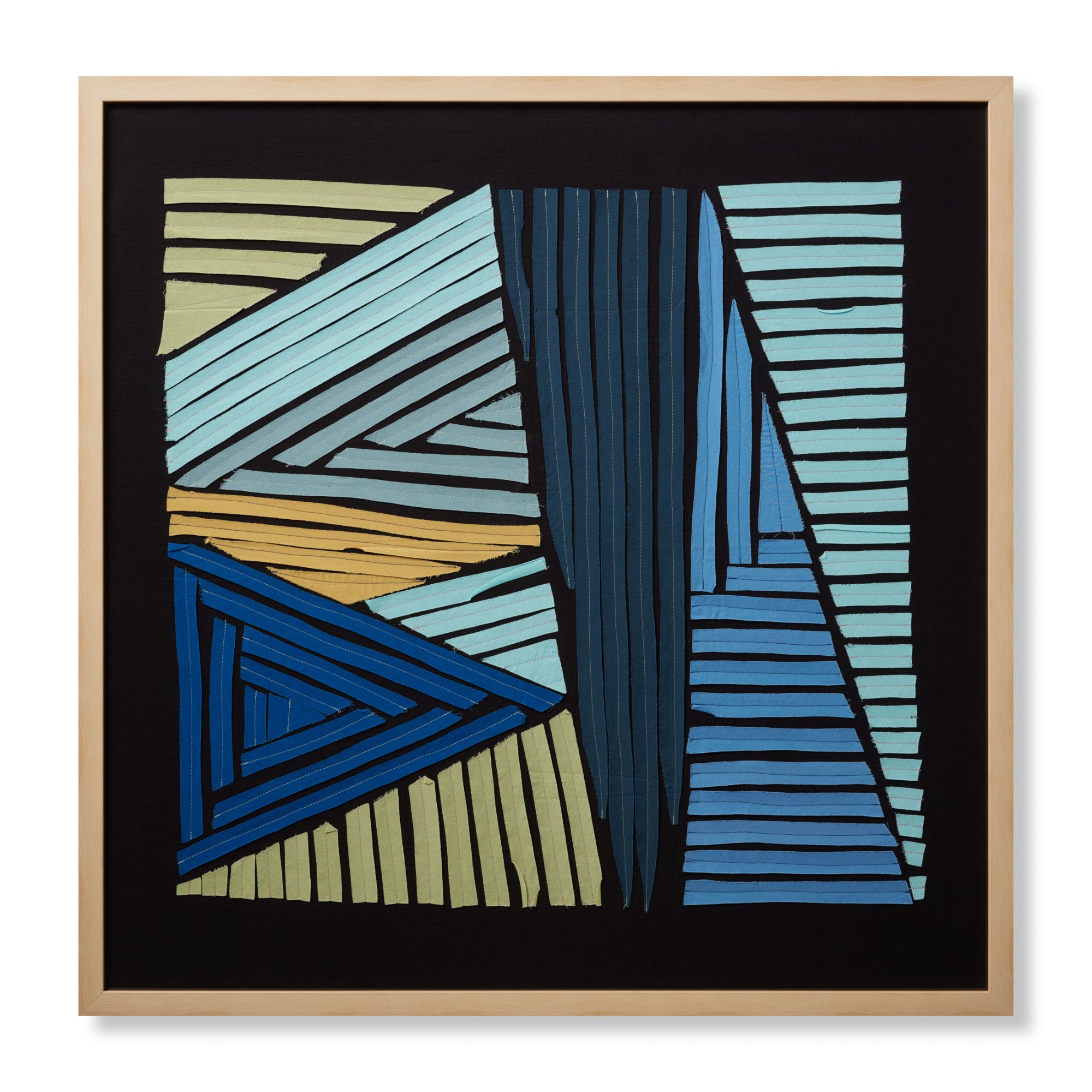 Loloi Down Right Black/Multi 3'-4" X 3'-4" Wall Art