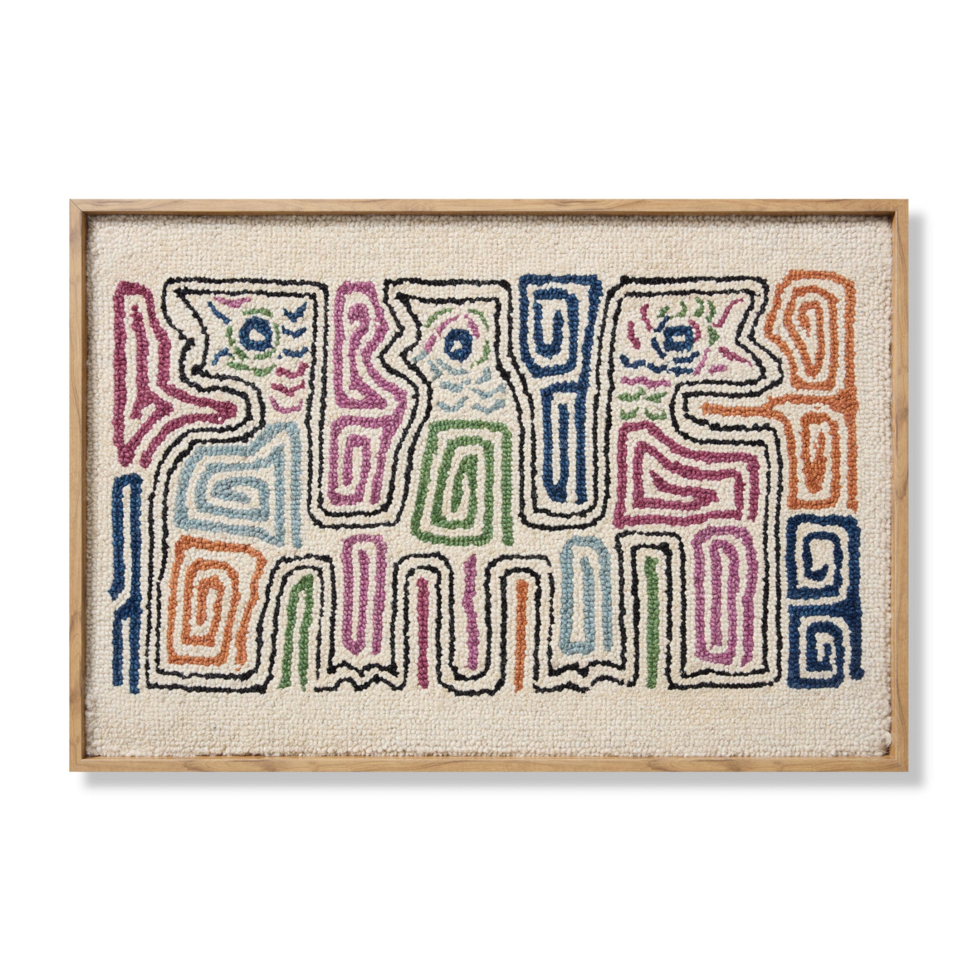 Loloi Dule Multi/Black 3'-2" X 2'-2" Wall Art