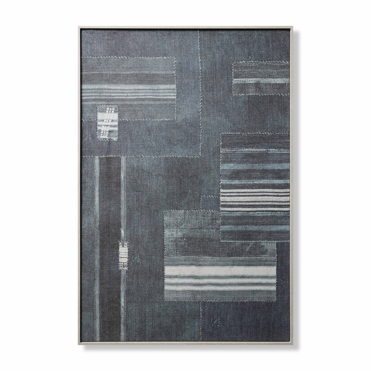 Loloi Ebb Light Grey 3'-3" x 4'-11" Wall Art by Loloi