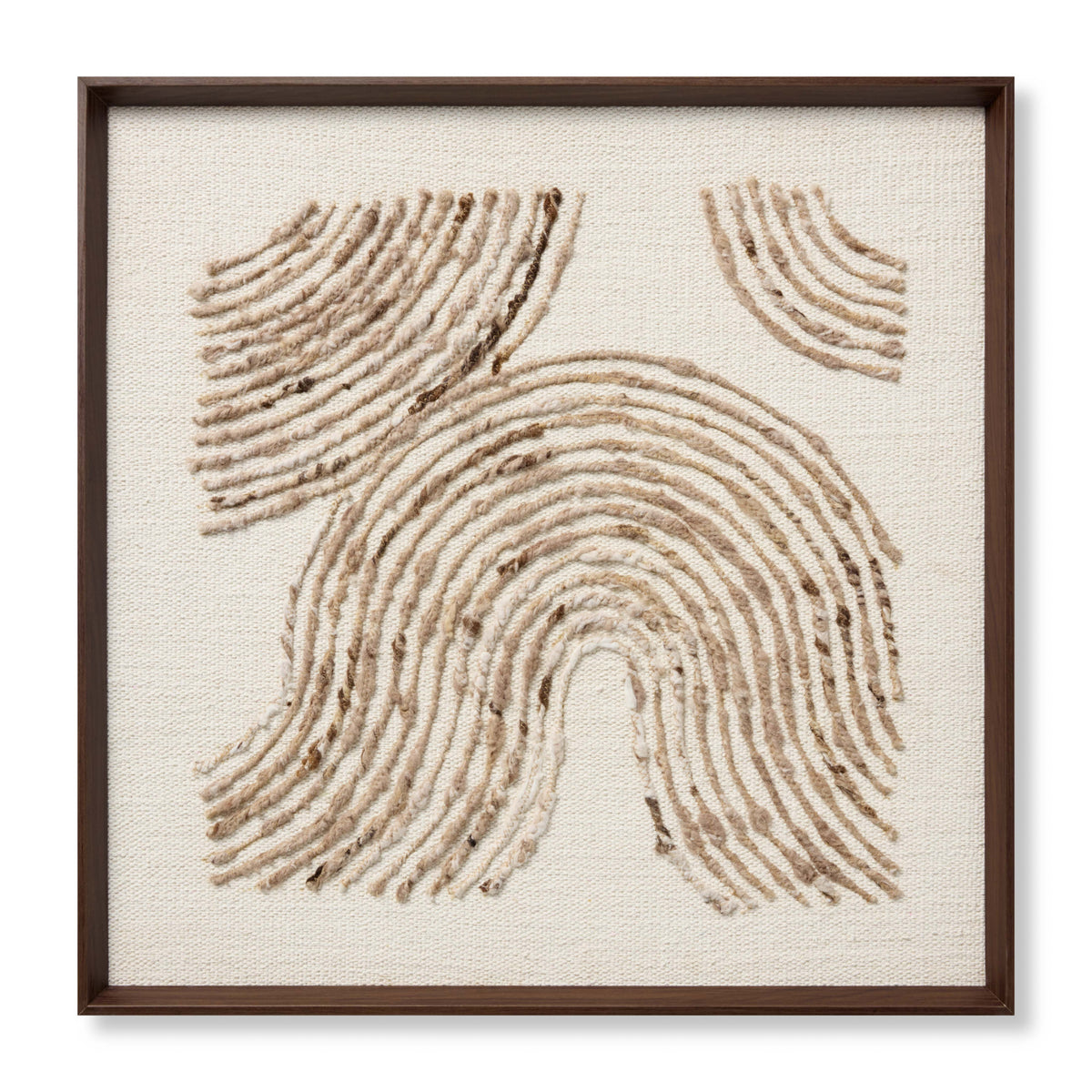 Loloi Flange Dark Brown 2'-9" x 2'-9" Wall Art by Loloi