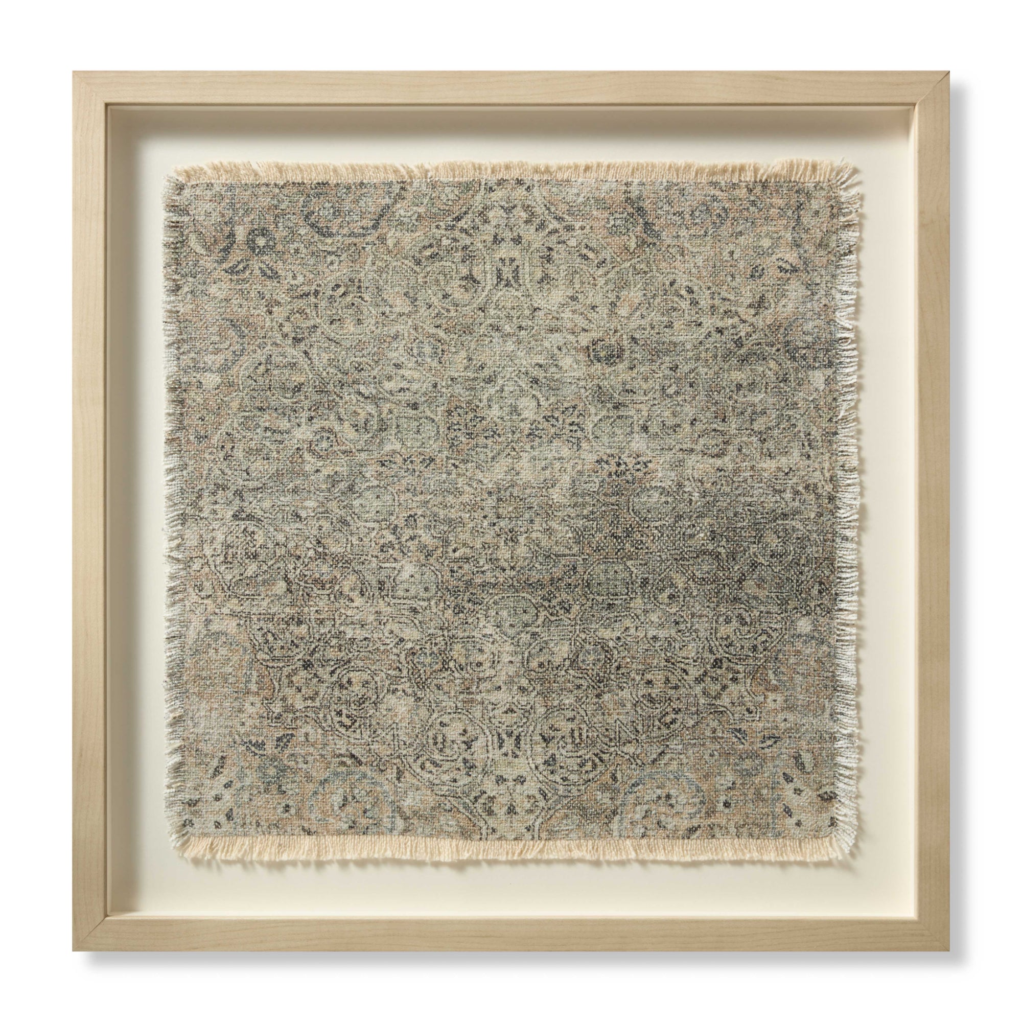 Loloi Fredericksburg Ivory/Black 2'-2" x 2'-2" Wall Art