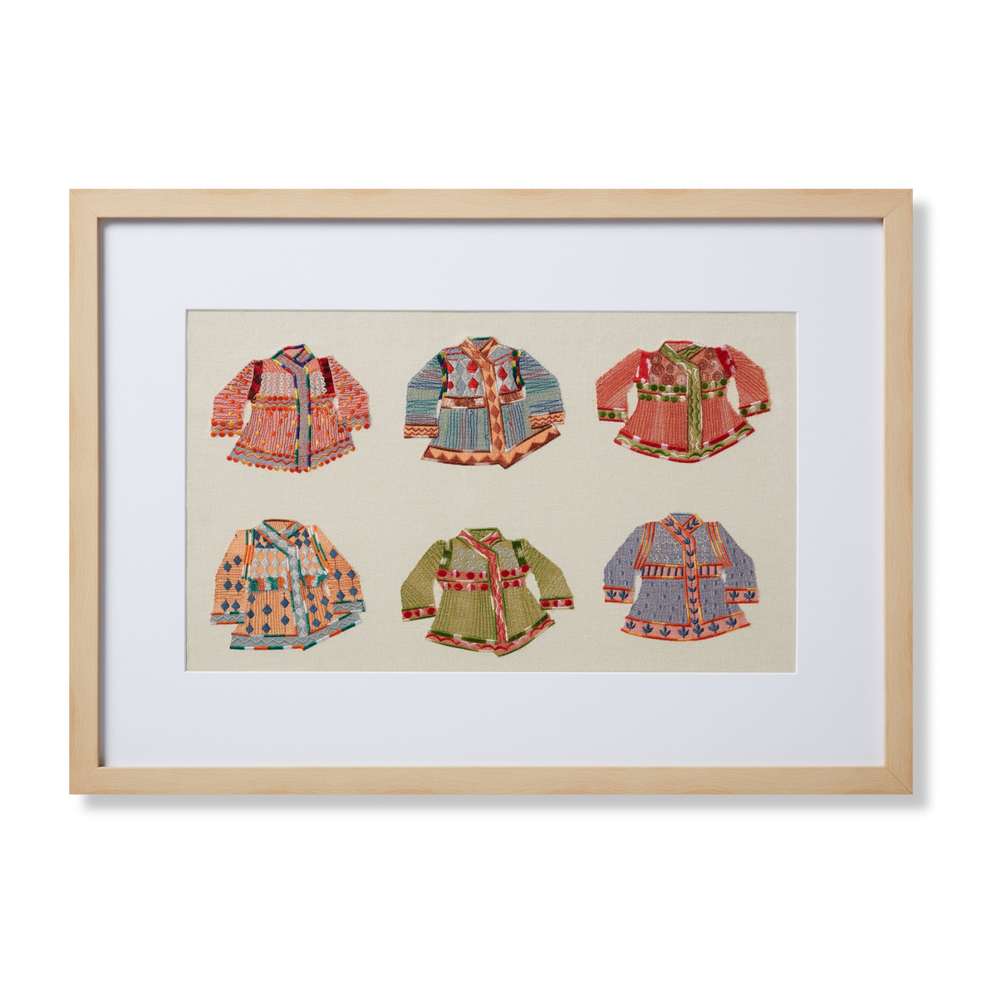 Loloi Frock Coat Natural/Multi 2'-5" X 1'-9" Wall Art