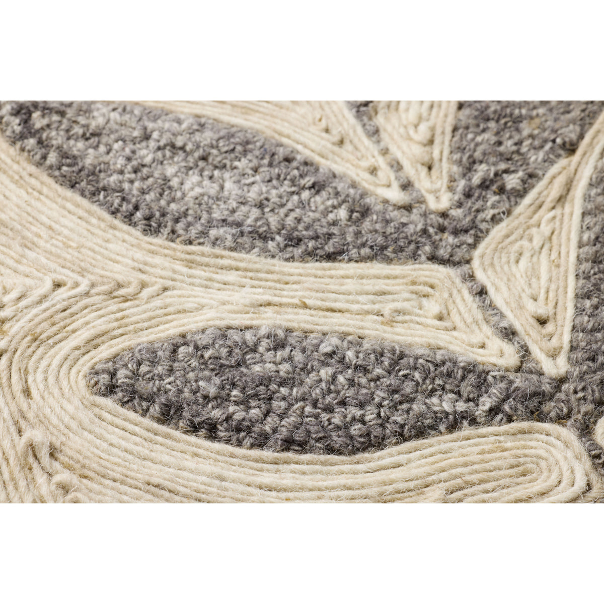 Loloi Frond & Fog Grey 2'-2" x 3'-2" Wall Art by Loloi