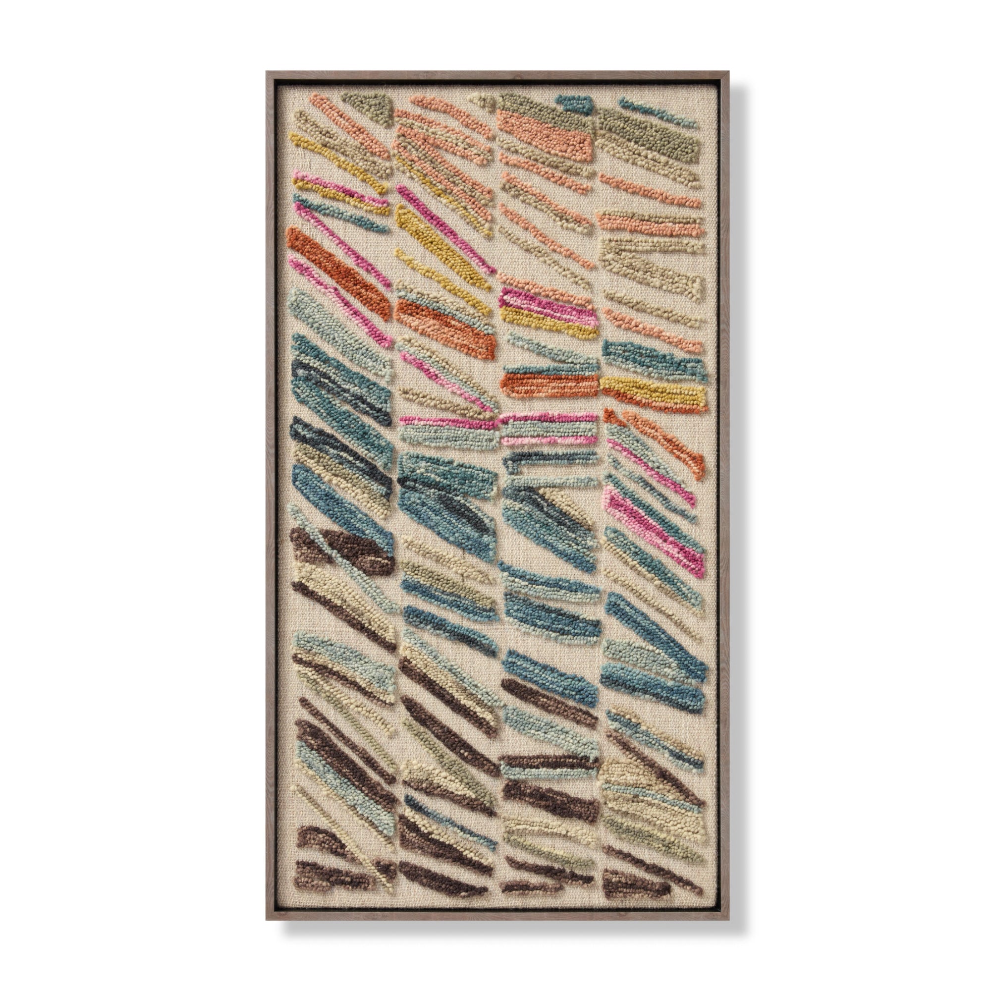 Loloi Gambit Beige/Multi 4'-4" X 2'-4" Wall Art