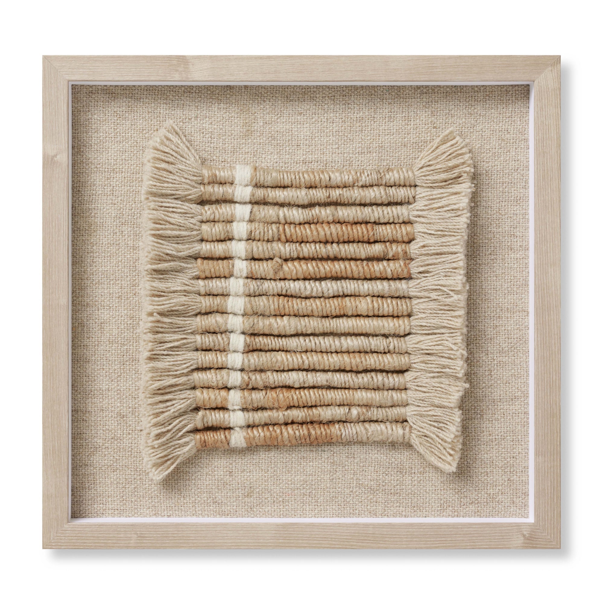 Loloi Get It Together Natural/Ivory 1'-9" x 1'-10" Wall Art