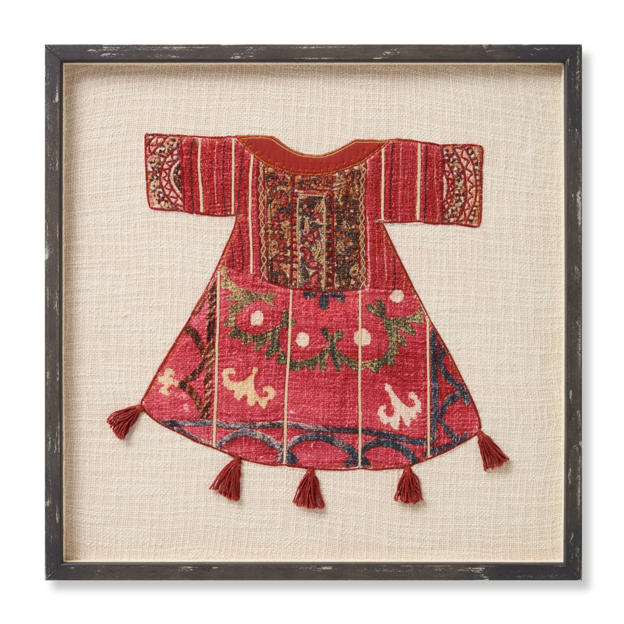 Loloi Gilan Red/Ivory 1'-11" X 1'-11" Wall Art