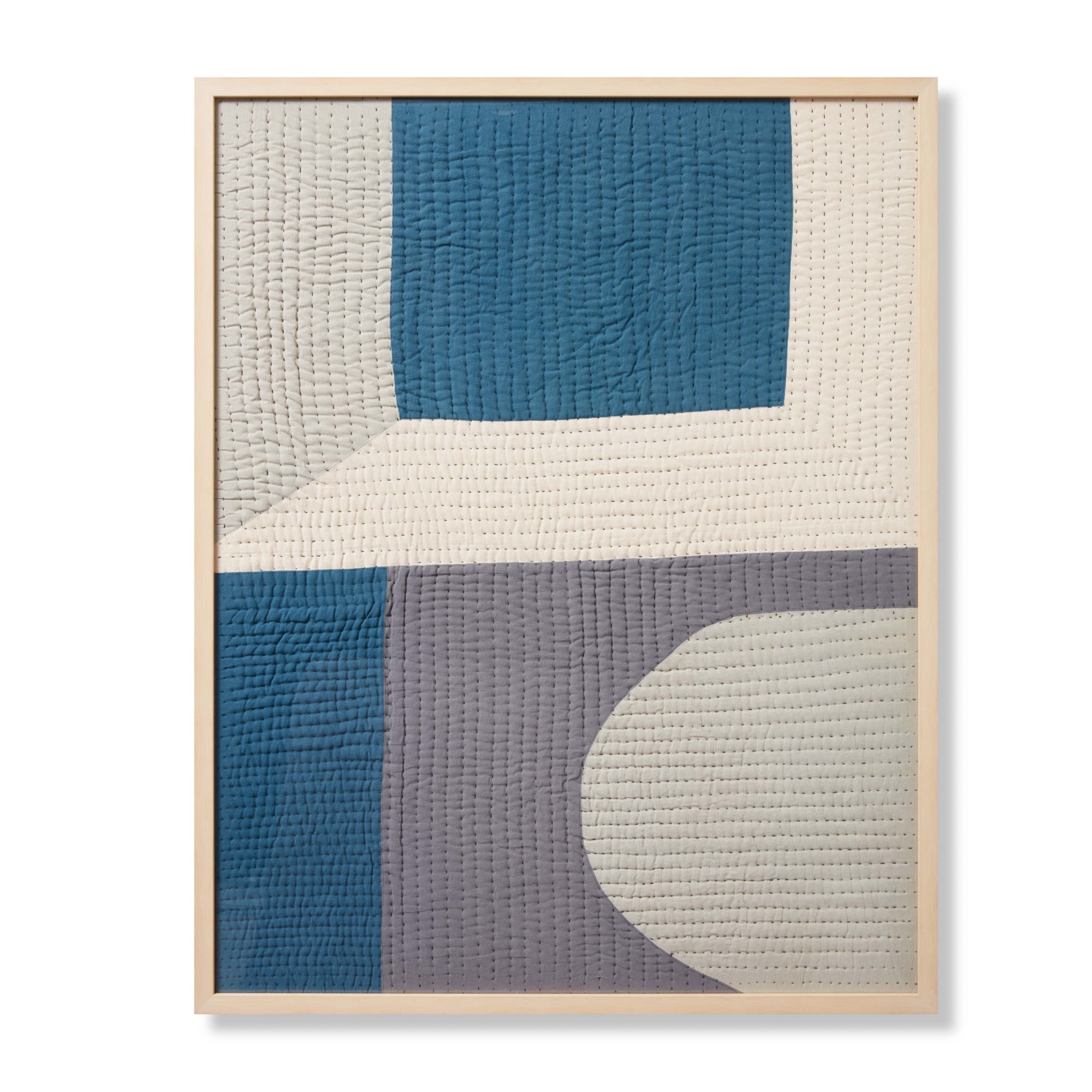Loloi Hard Copy Blue/Grey 3'-4" X 4'-8" Wall Art