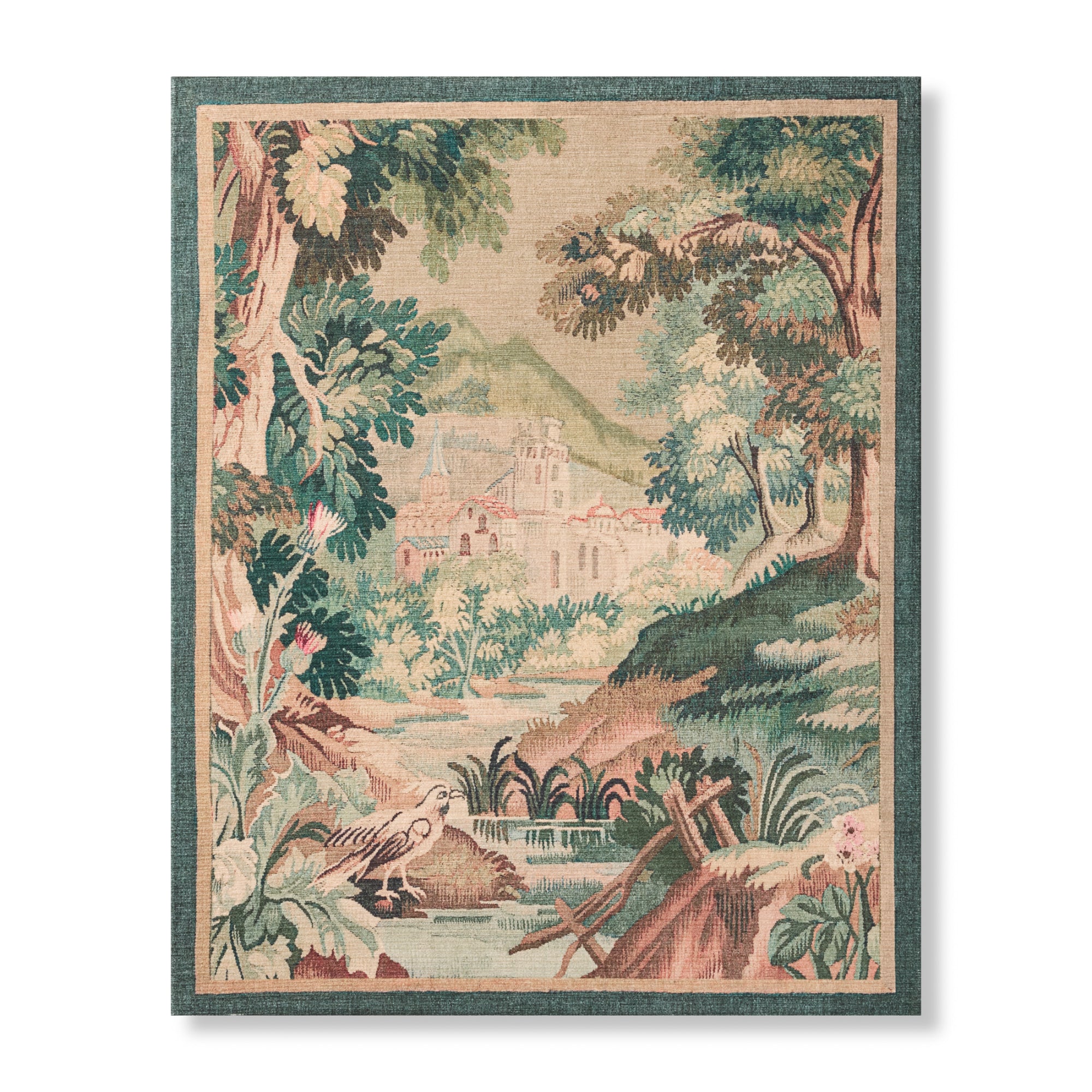 Loloi Hidden Hamlet Multi/Green 2'-8" x 3'-4" Wall Art