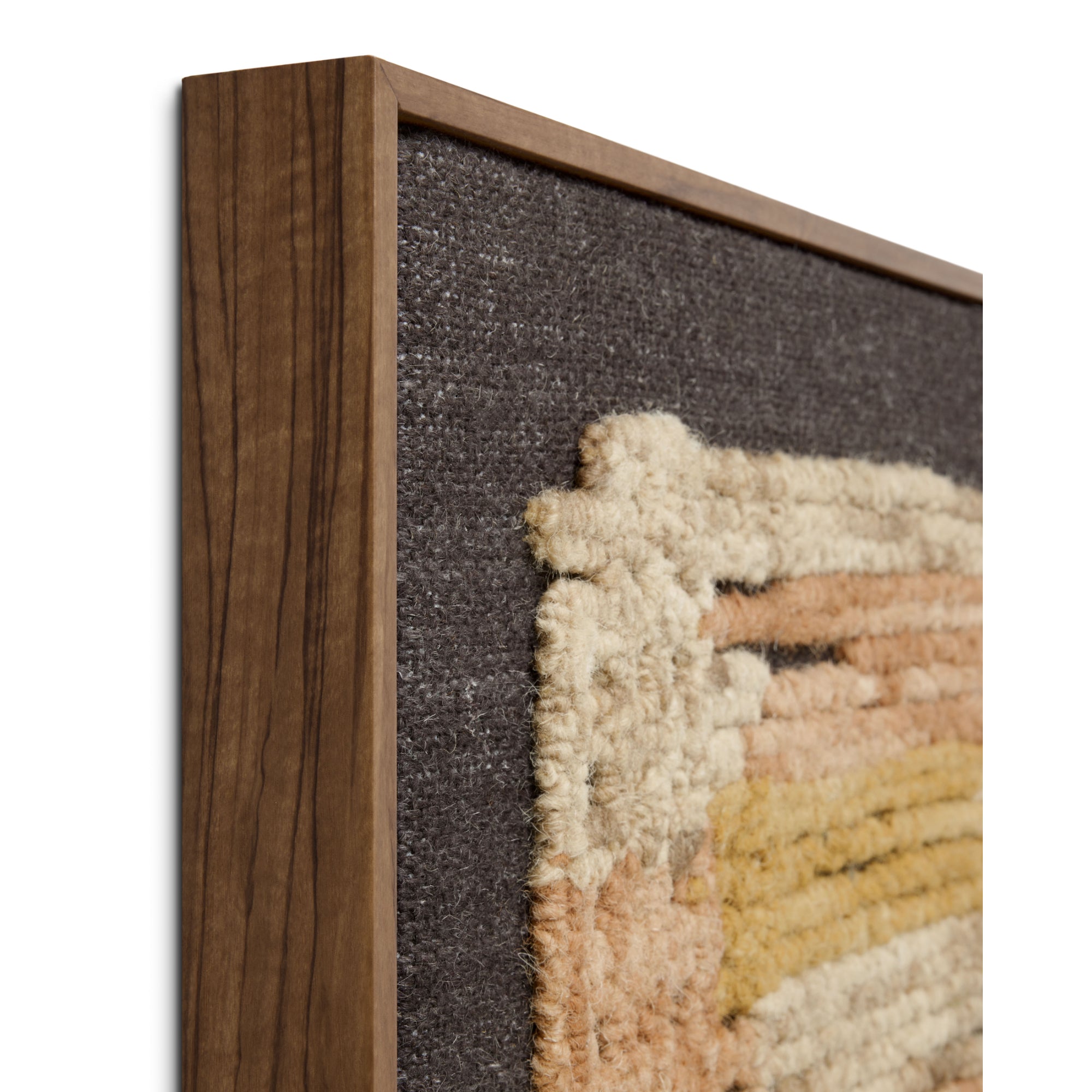 Loloi Intersecting Gold/Orange 2' x 2'-6" Wall Art