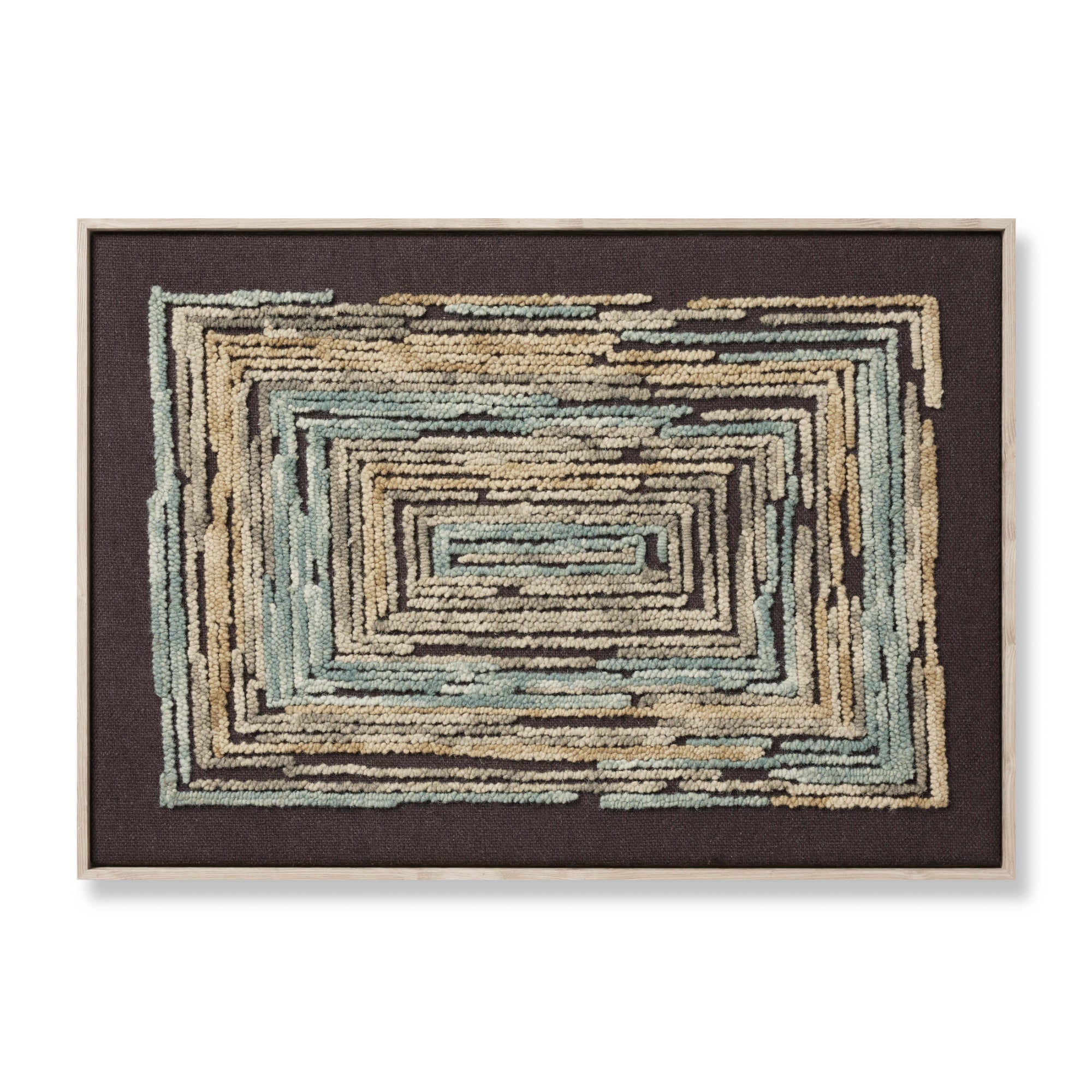 Loloi Midpoint Gold/Blue 3'-6" x 2'-6" Wall Art