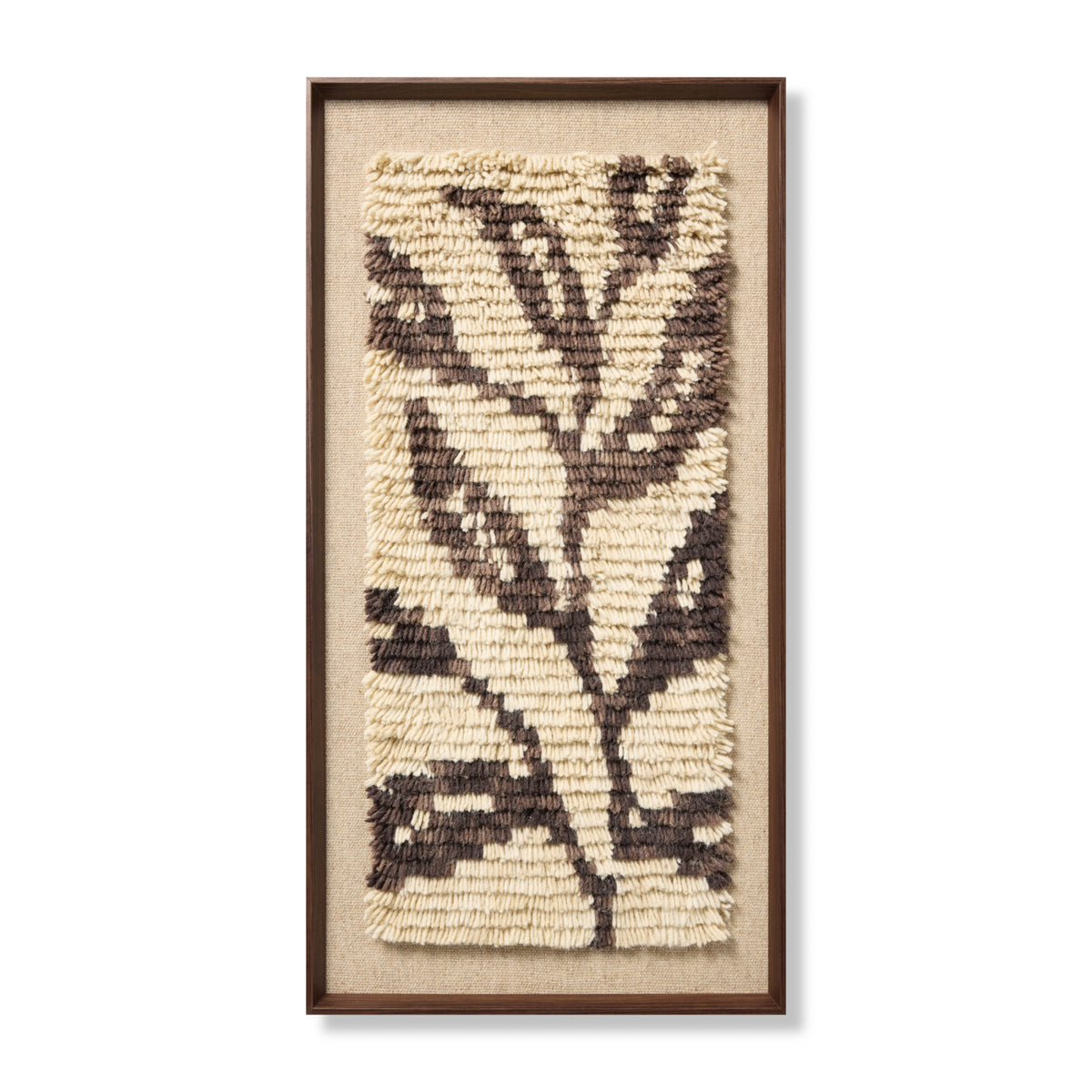 Loloi Nature's Unfurling Dark Brown 2'-2" x 4'-2" Wall Art by Loloi