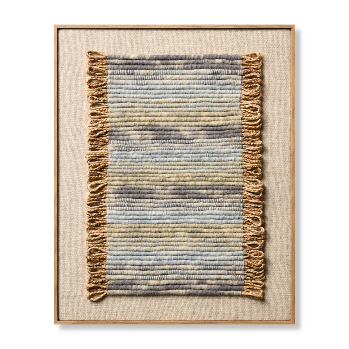 Loloi Oceano Natural 2'-9" x 3'-5" Wall Art by Loloi