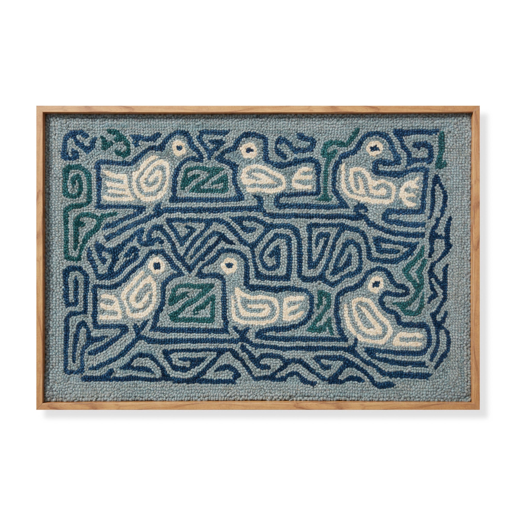 Loloi Paloma Blue/Black 3'-2" X 2'-2" Wall Art