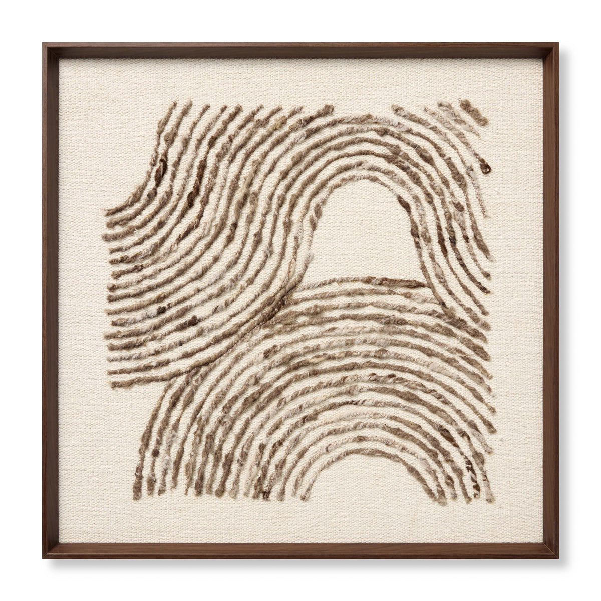 Loloi Phase Dark Brown 2'-9" x 2'-9" Wall Art by Loloi