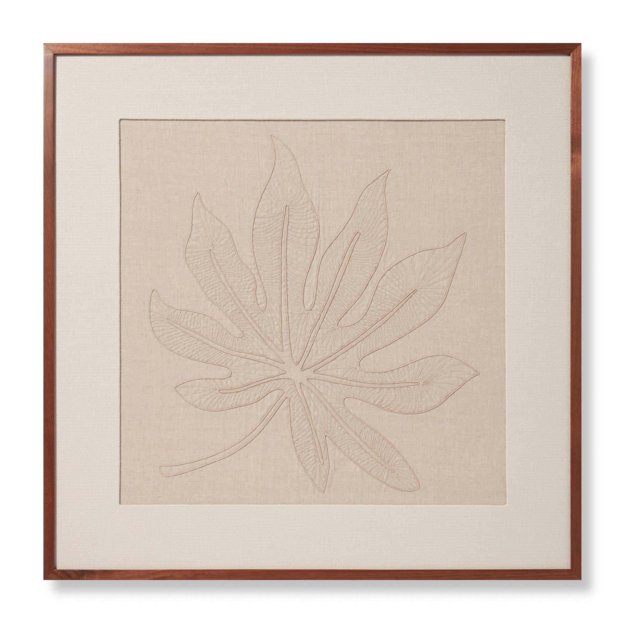 Loloi Schefflera Natural/Beige 1'-8" X 1'-8" Wall Art