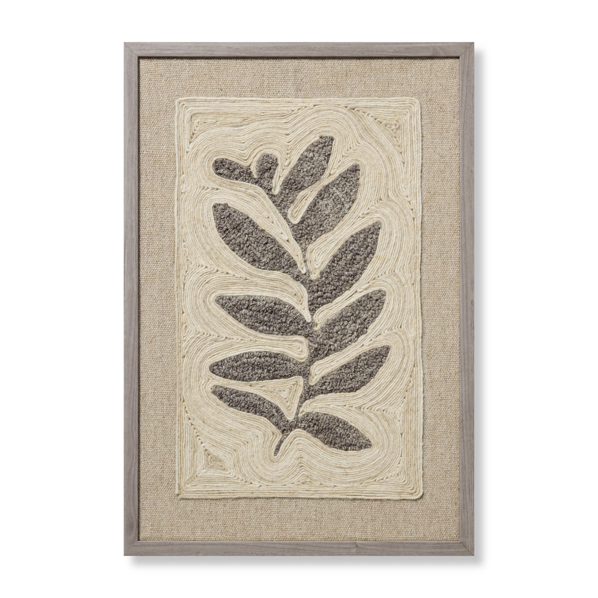 Loloi Stem & Stone Grey 2'-2" x 3'-2" Wall Art by Loloi