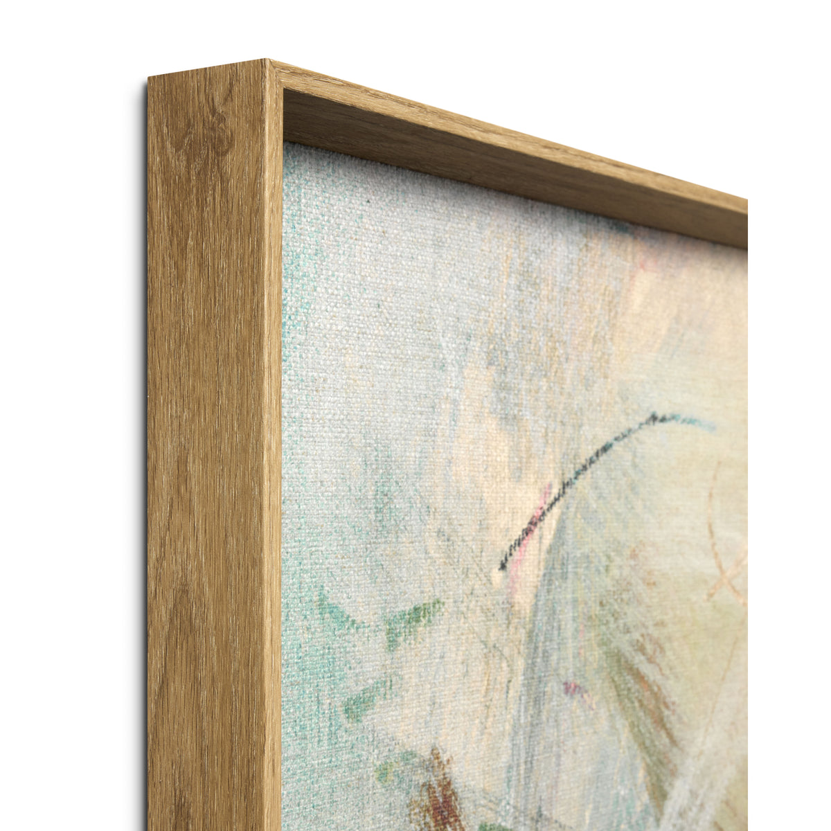 Loloi Subtle Currents Natural 2'-9" x 2'-9" Wall Art by Loloi