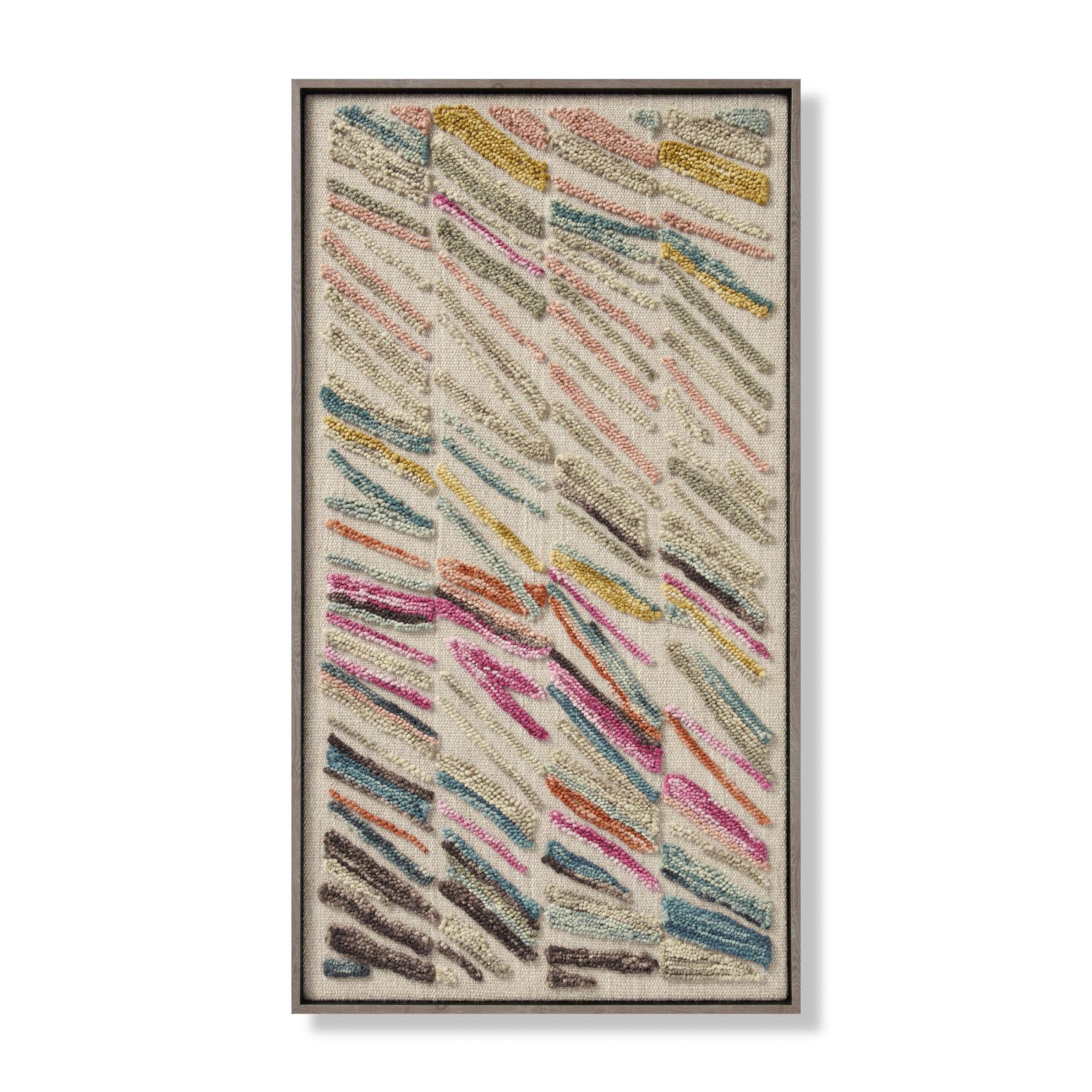 Loloi Swept Up Beige/Multi 4'-4" X 2'-4" Wall Art
