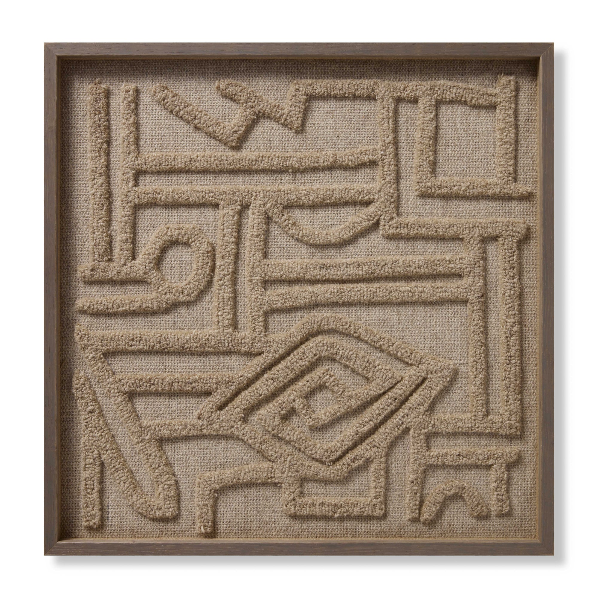 Loloi Symbolism Beige/Ivory 2'-4" X 2'-4" Wall Art