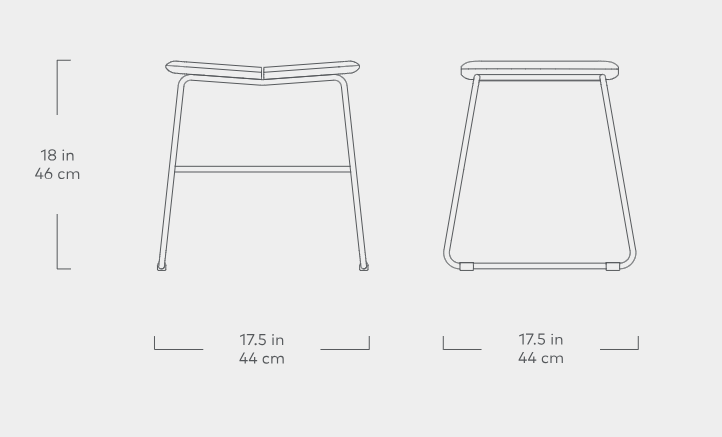 Aero Stool Stools Gus* Four Hands, Mid Century Modern Furniture, Old Bones Furniture Company, Old Bones Co, Modern Mid Century, Designer Furniture, https://www.oldbonesco.com/