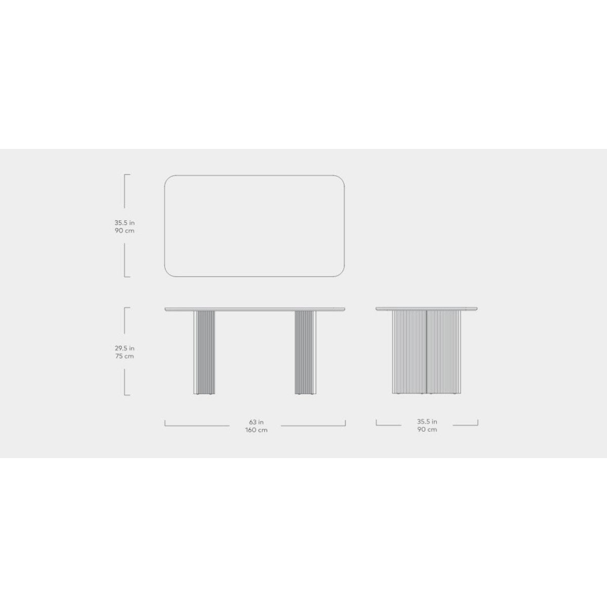 Atwell Dining Table-Rectangle by Gus*