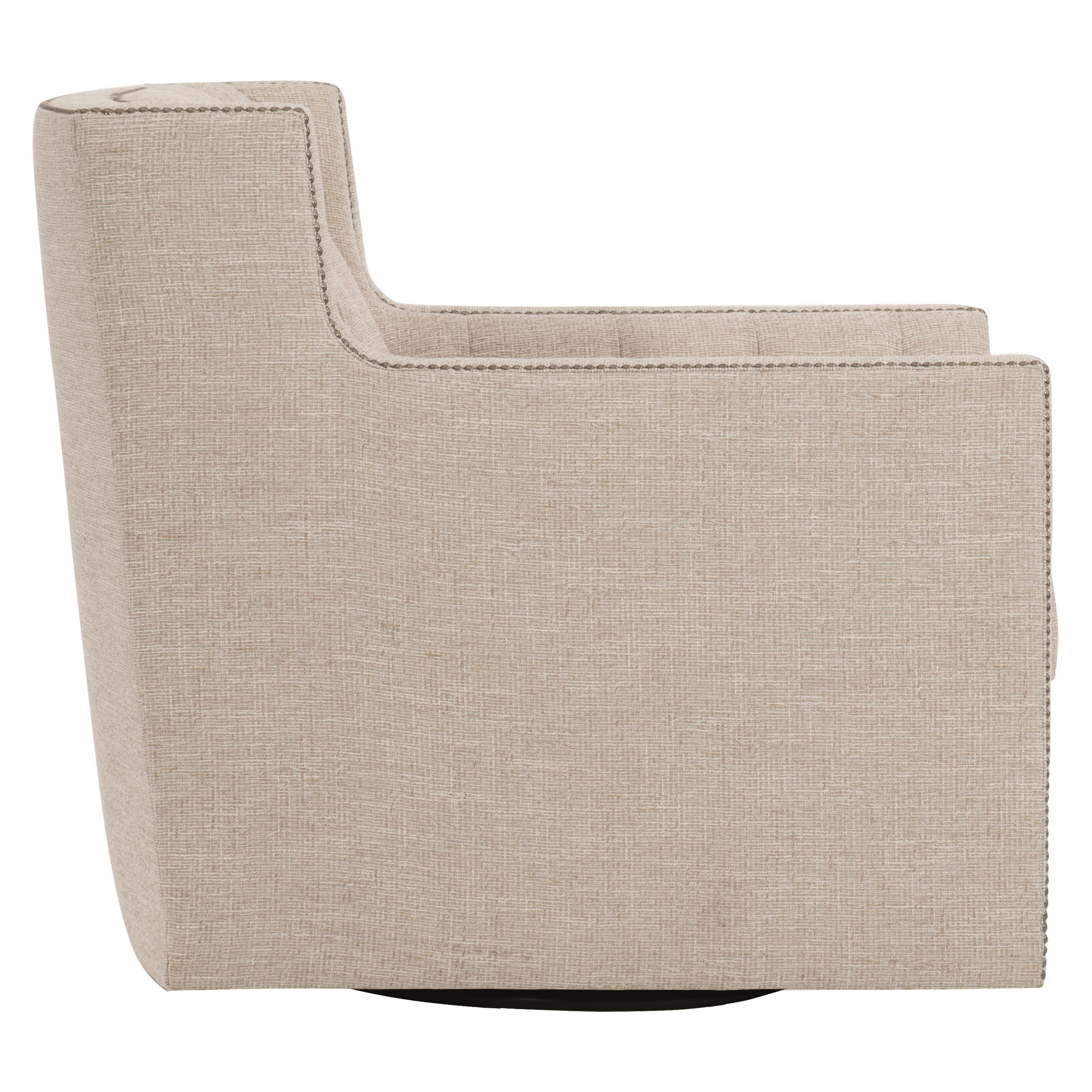 Candace Cream Swivel Chair by Bernhardt