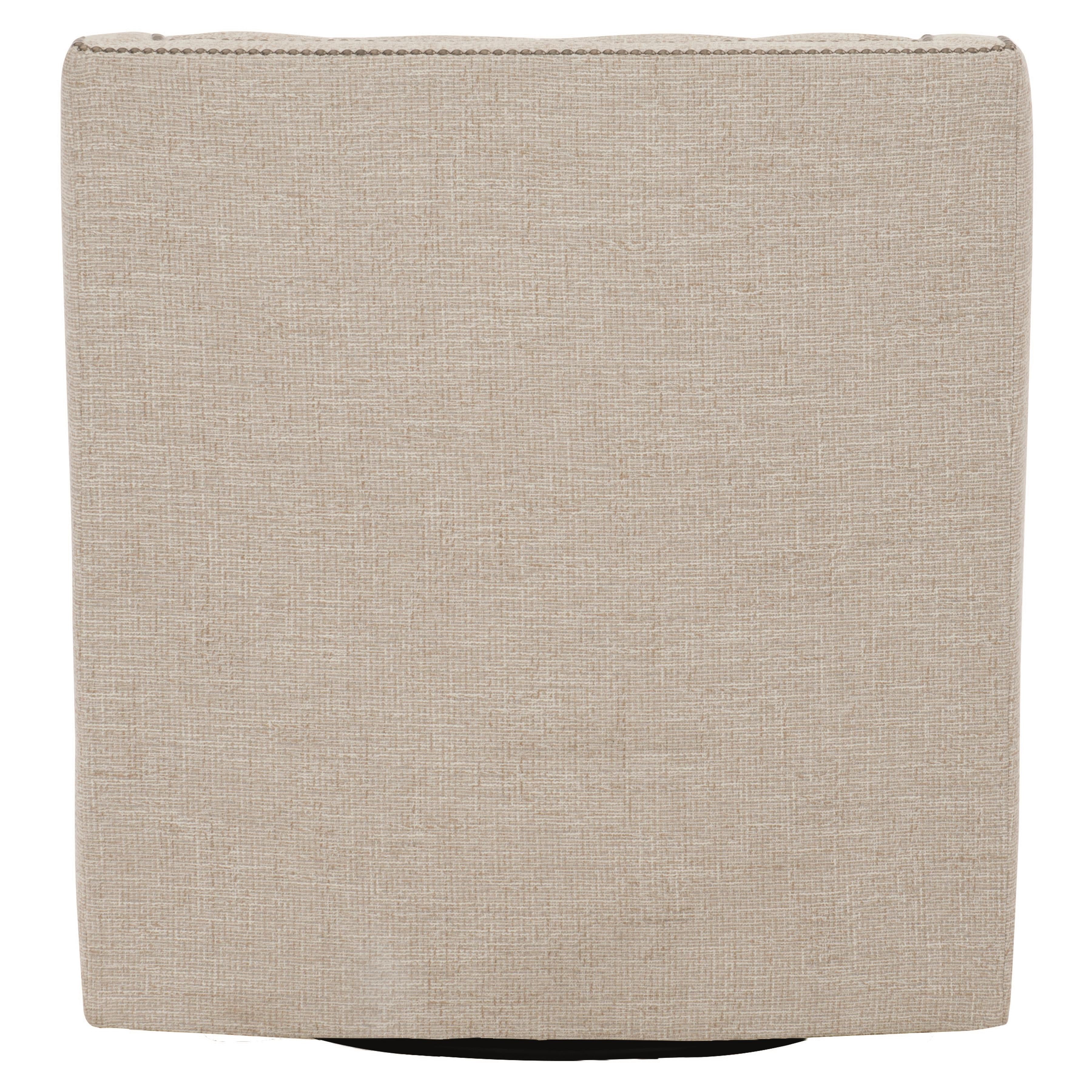 Candace Cream Swivel Chair by Bernhardt