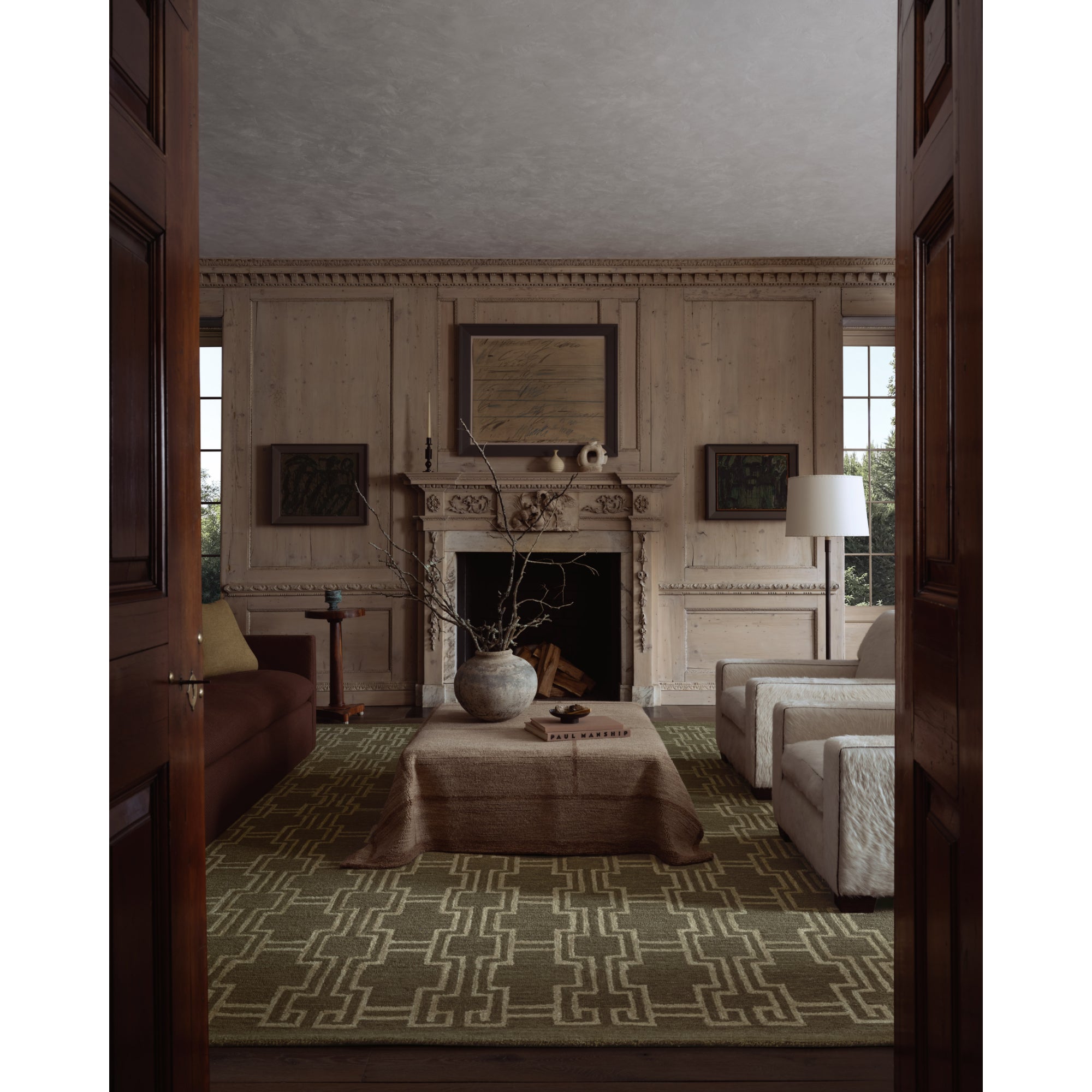 Jeremiah Brent x Loloi Barrow Moss/Beige Rug