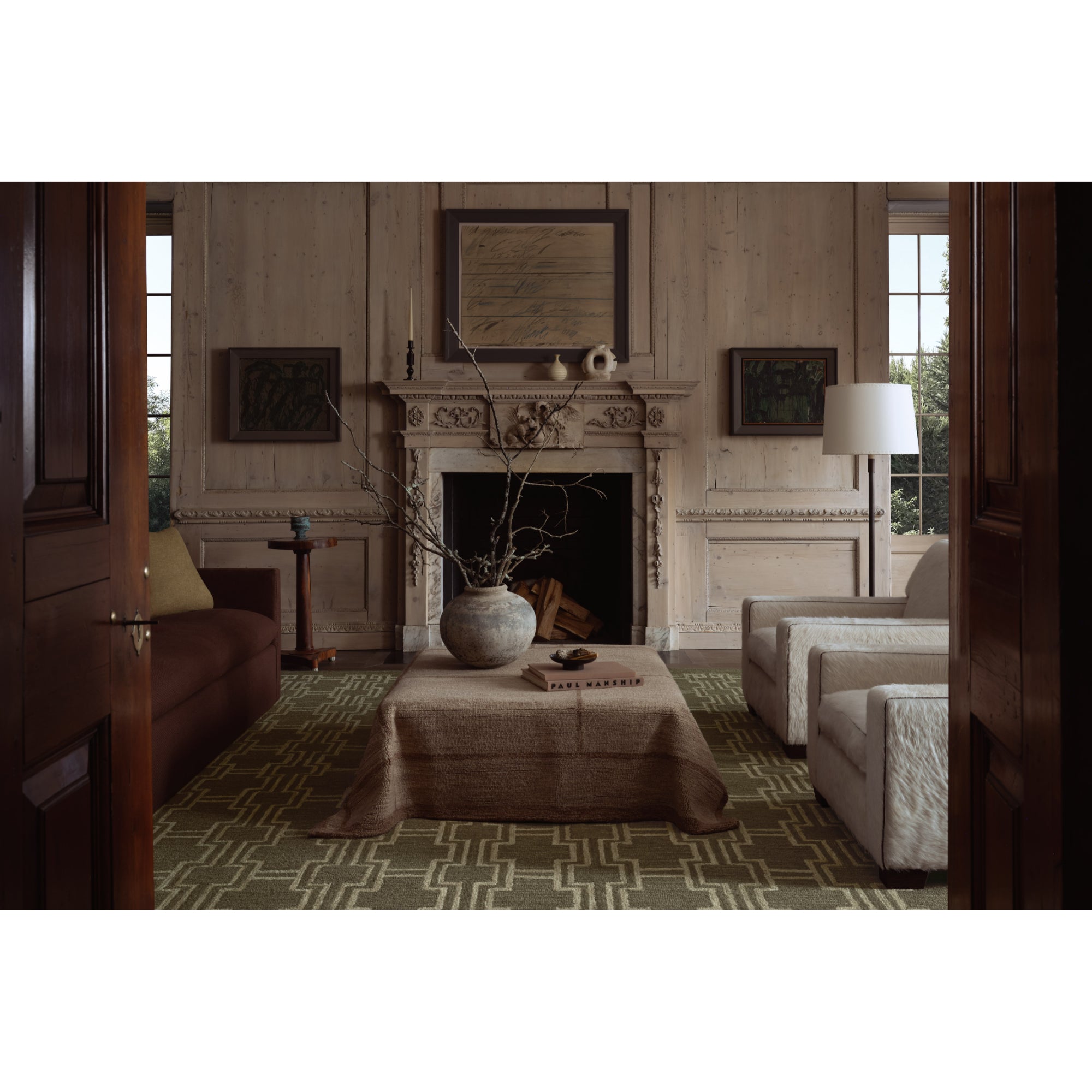 Jeremiah Brent x Loloi Barrow Moss/Beige Rug