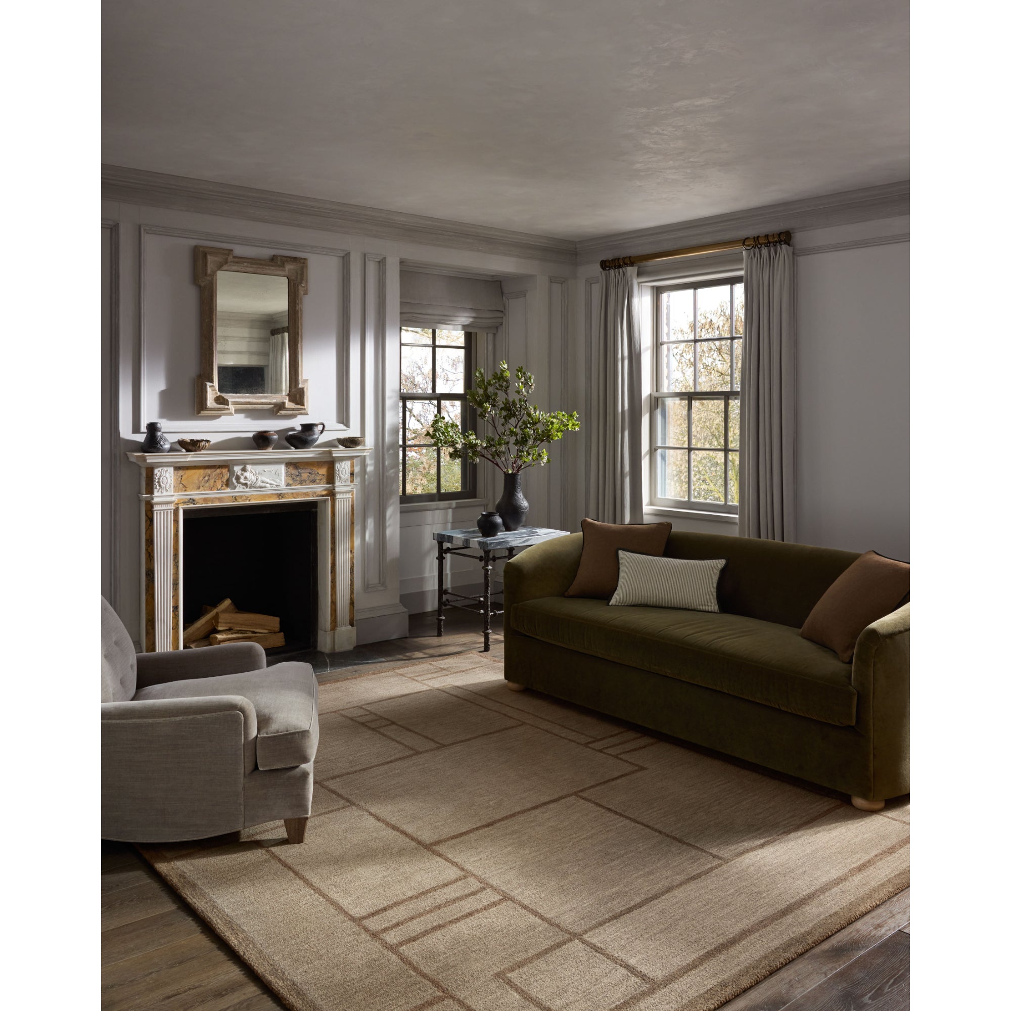 Jeremiah Brent x Loloi Barrow Beige/Taupe Rug