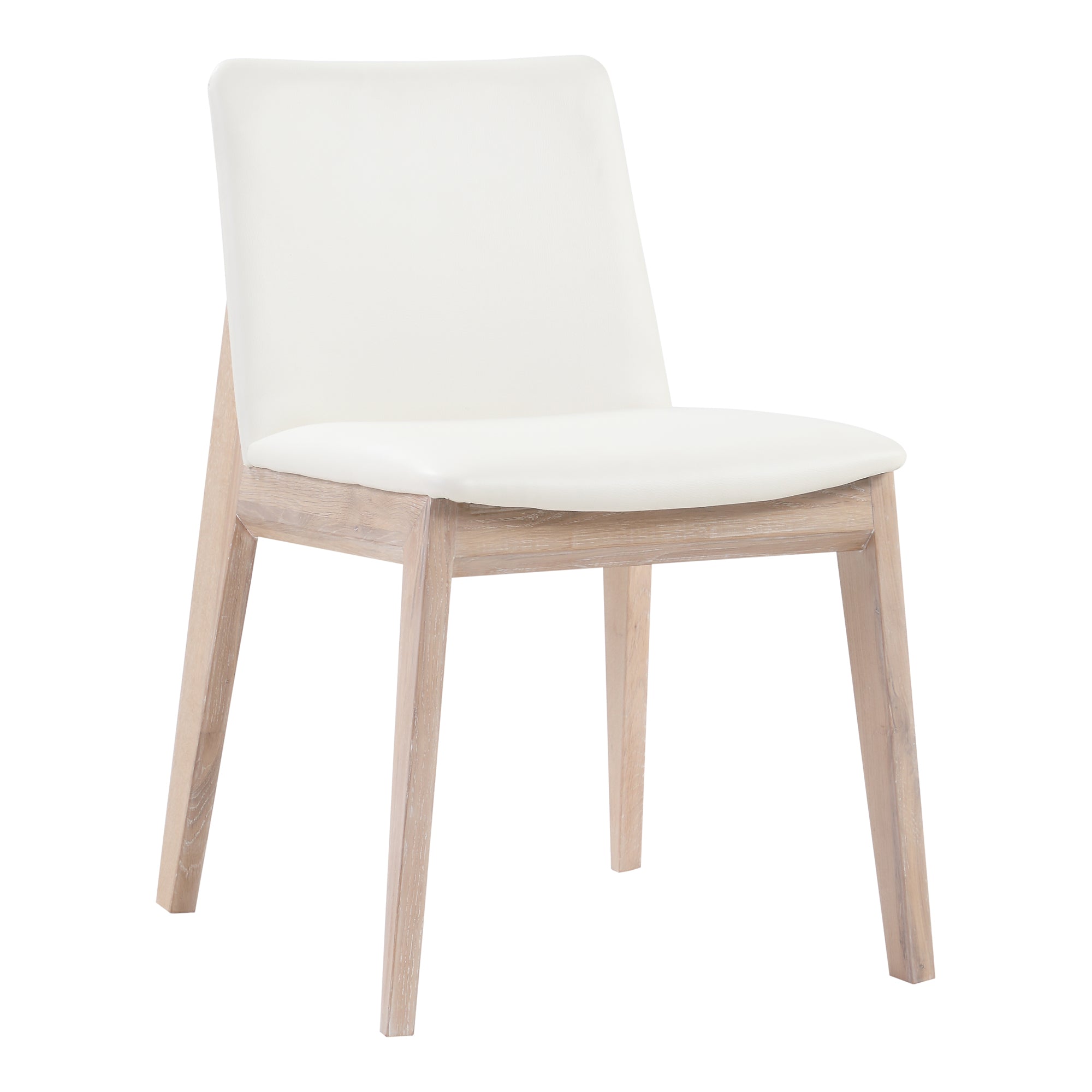 Deco Oak Dining Chair PVC-Set of Two Dining Chair Moe's Four Hands, Mid Century Modern Furniture, Old Bones Furniture Company, Old Bones Co, Modern Mid Century, Designer Furniture, Furniture Sale, Warehouse Furniture Sale, Deco Oak Dining Chair PVC-Set of Two Sale, https://www.oldbonesco.com/