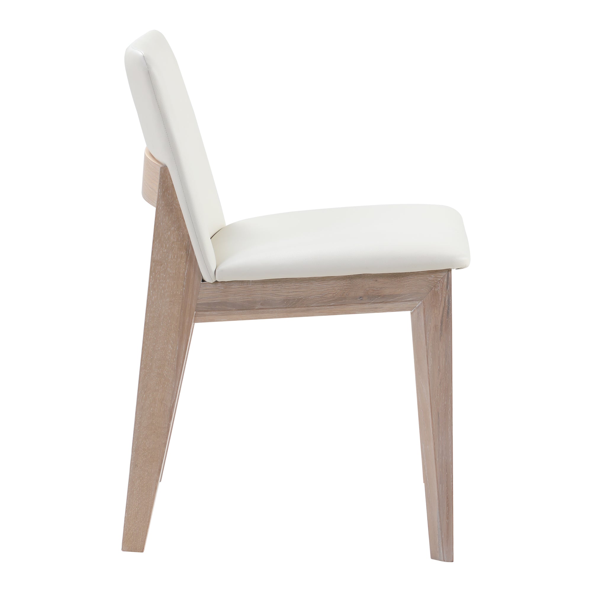 Deco Oak Dining Chair PVC-Set of Two Dining Chair Moe's Four Hands, Mid Century Modern Furniture, Old Bones Furniture Company, Old Bones Co, Modern Mid Century, Designer Furniture, Furniture Sale, Warehouse Furniture Sale, Deco Oak Dining Chair PVC-Set of Two Sale, https://www.oldbonesco.com/
