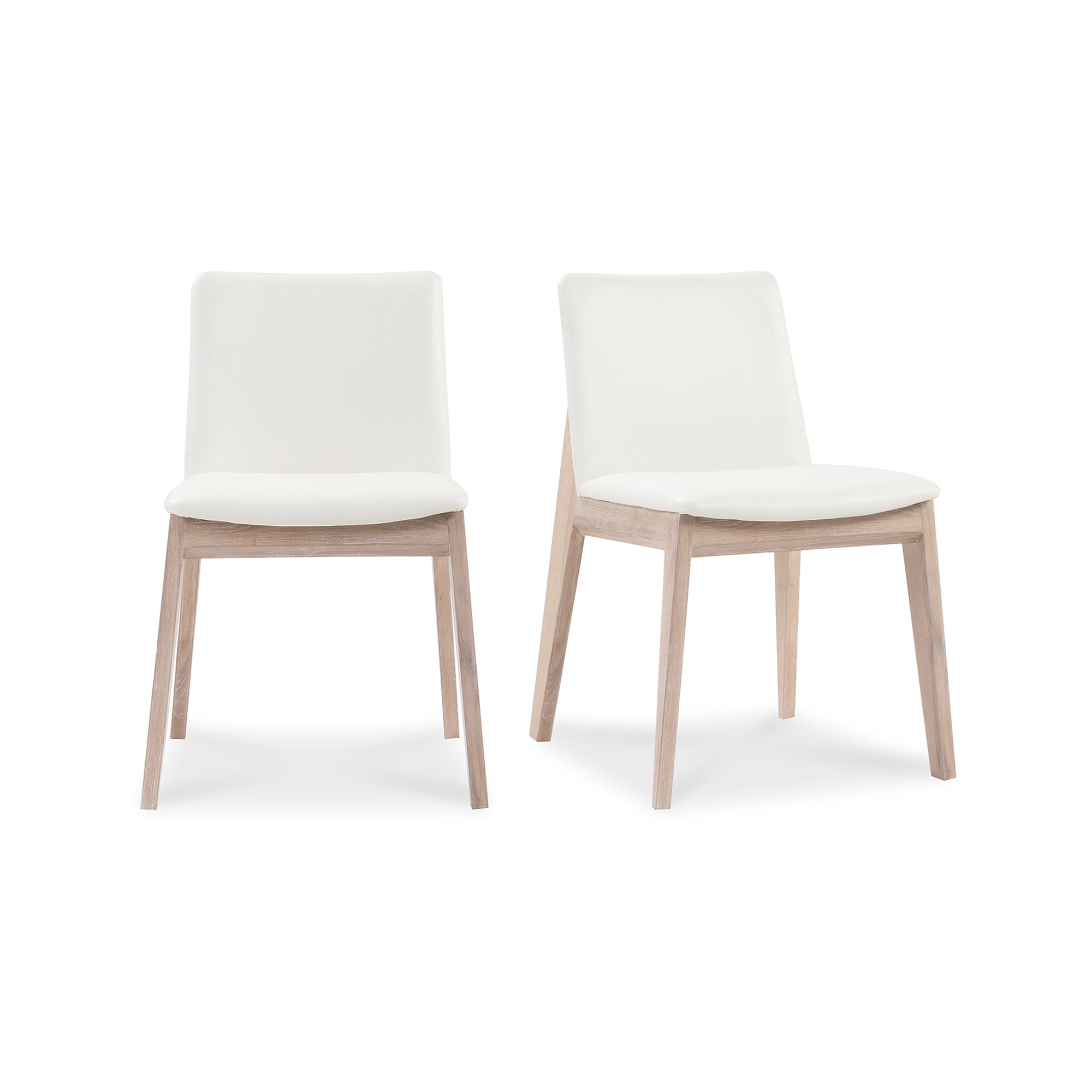 Deco Oak Dining Chair PVC-Set of Two Dining Chair Moe's Four Hands, Mid Century Modern Furniture, Old Bones Furniture Company, Old Bones Co, Modern Mid Century, Designer Furniture, Furniture Sale, Warehouse Furniture Sale, Deco Oak Dining Chair PVC-Set of Two Sale, https://www.oldbonesco.com/