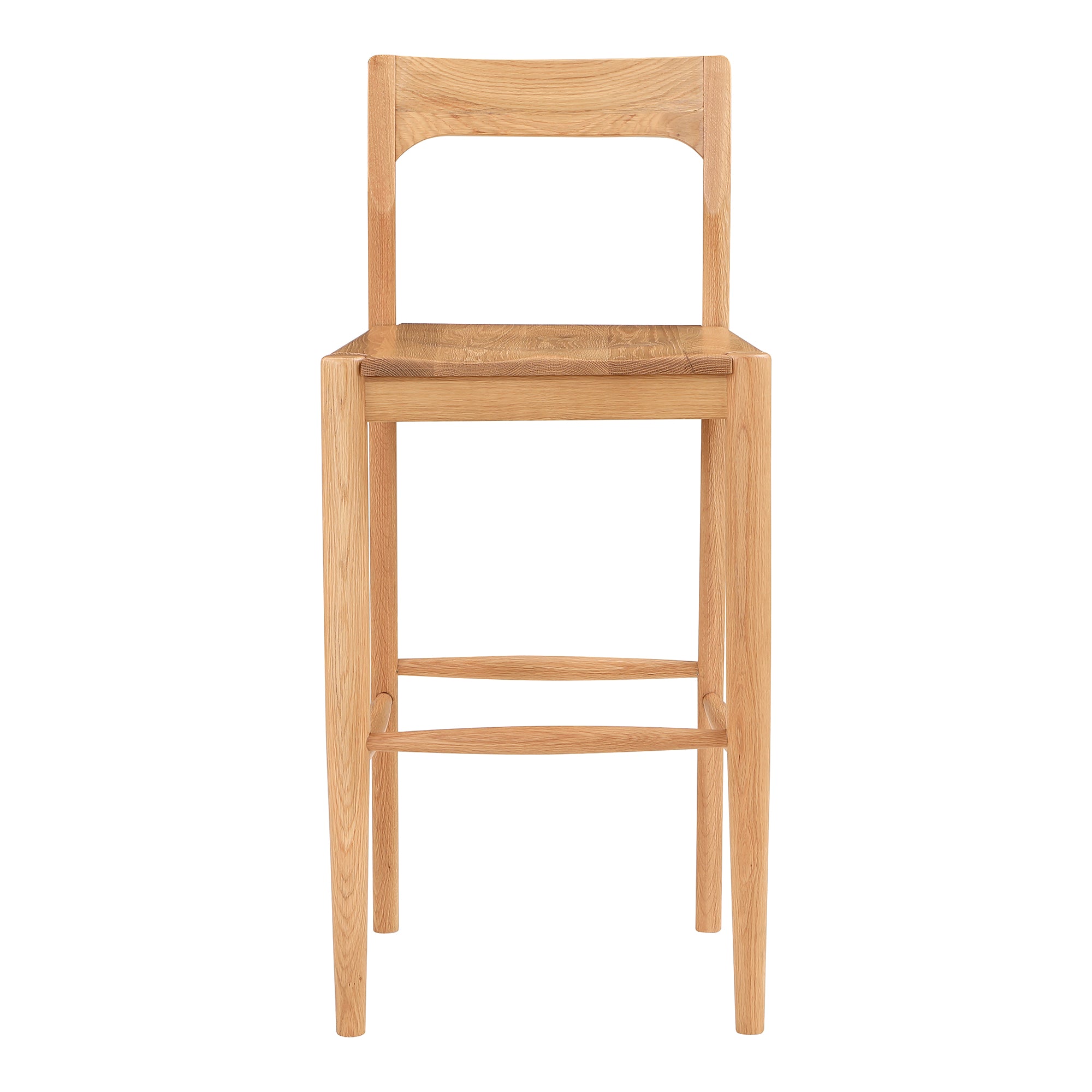 Owing Barstool Natural OakBar Stools Moe's Natural Oak   Four Hands, Mid Century Modern Furniture, Old Bones Furniture Company, Old Bones Co, Modern Mid Century, Designer Furniture, Furniture Sale, Warehouse Furniture Sale, Owing Barstool Sale, https://www.oldbonesco.com/