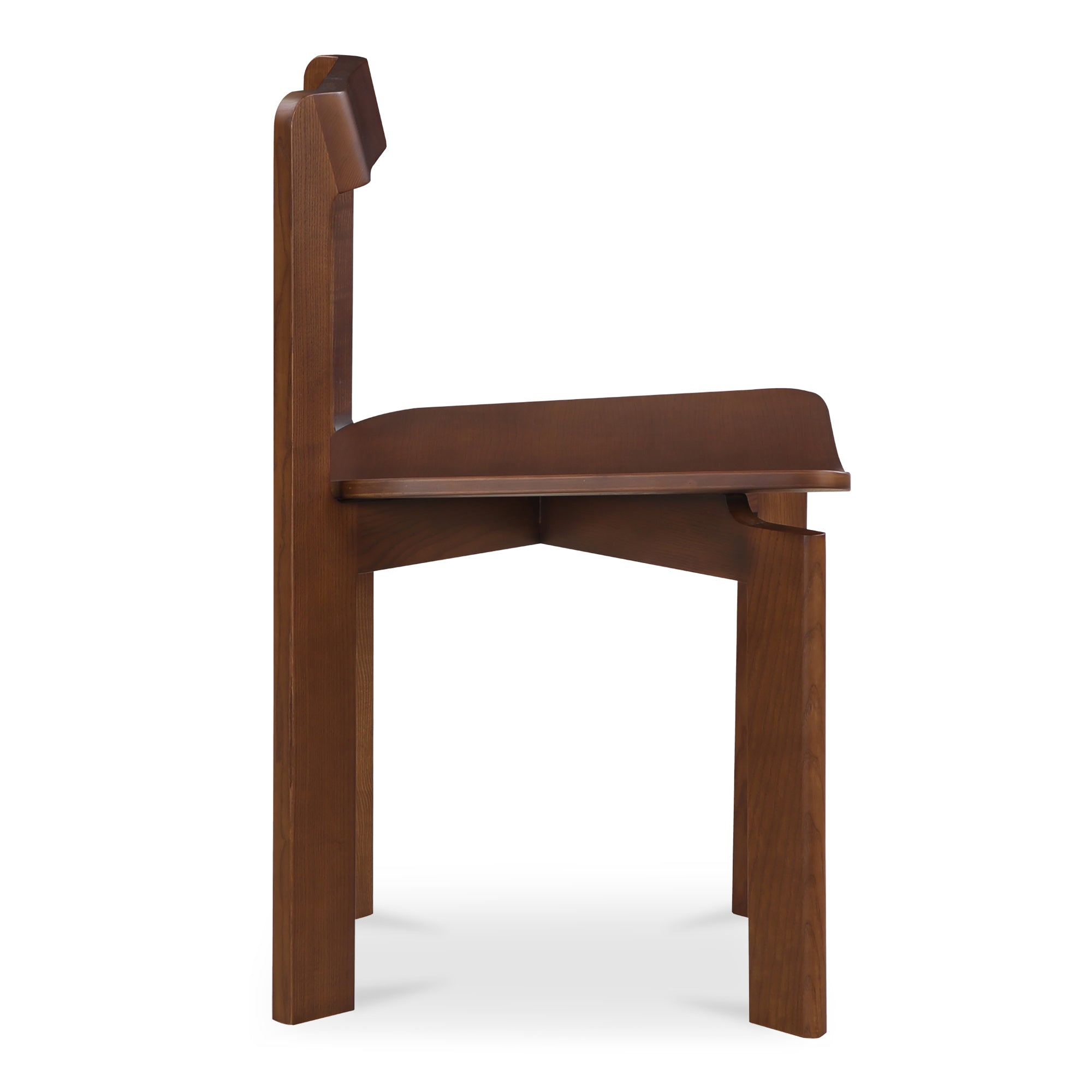 Daifuku Dining Chair Walnut Brown - Set of Two Dining Chairs Moe's    Four Hands, Mid Century Modern Furniture, Old Bones Furniture Company, Old Bones Co, Modern Mid Century, Designer Furniture, Furniture Sale, Warehouse Furniture Sale, Daifuku Dining Chair Walnut Brown - Set of Two Sale, https://www.oldbonesco.com/