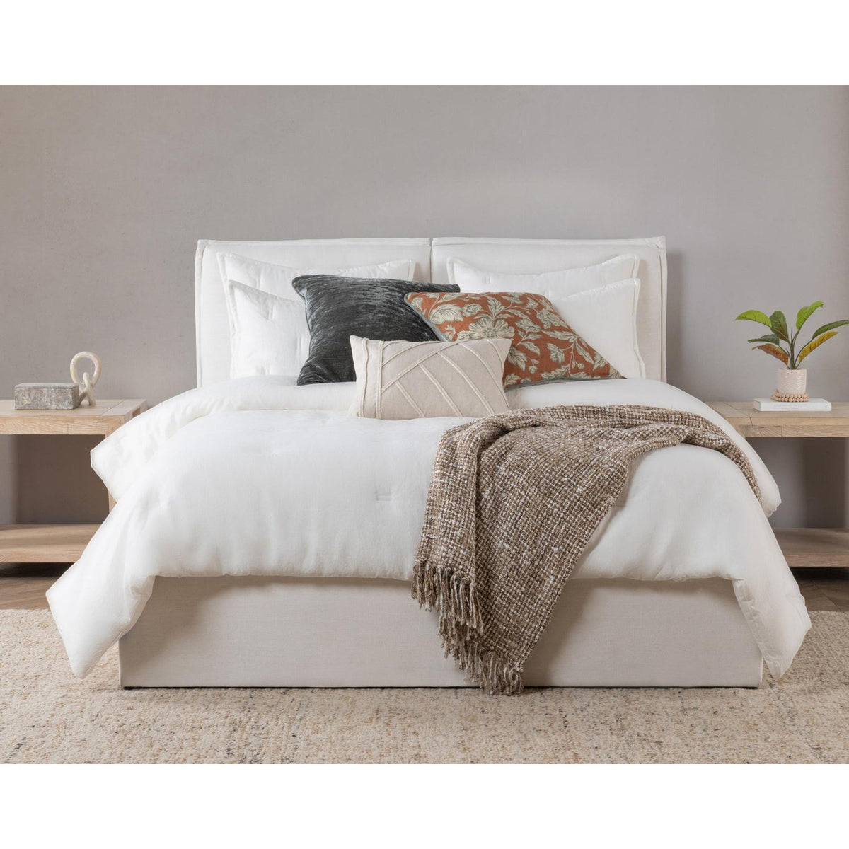 Talia Cloud 3pc Comforter Set by Classic Home