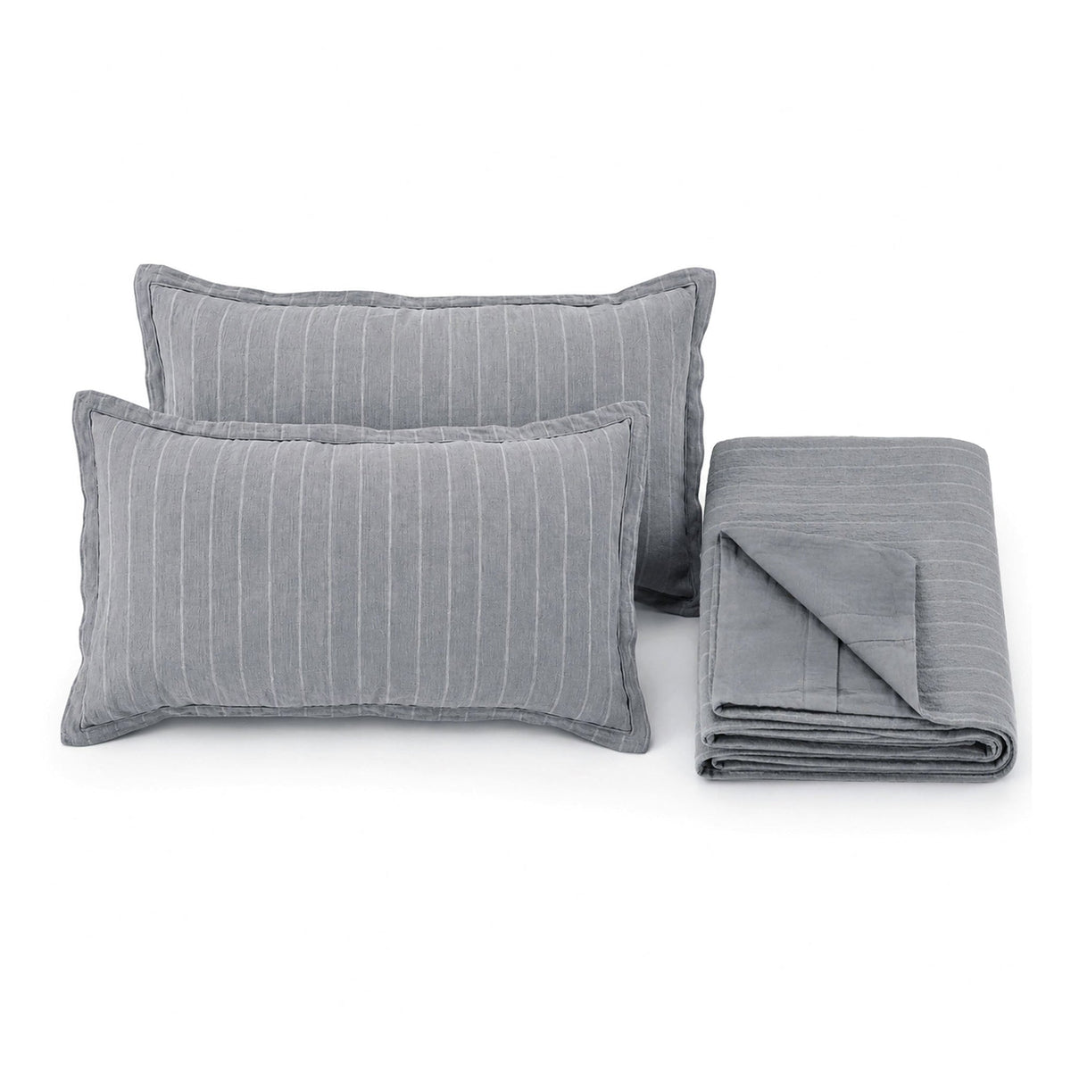 Monaco Sea Fog 3pc King Duvet Cover Set by Classic Home
