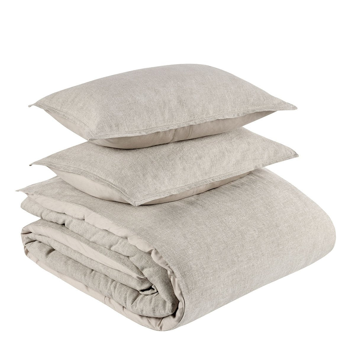 Talia Natural 3pc Duvet Set by Classic Home