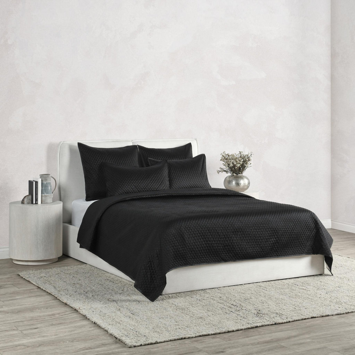 Diamond 4pc King Quilt Set by Classic Home