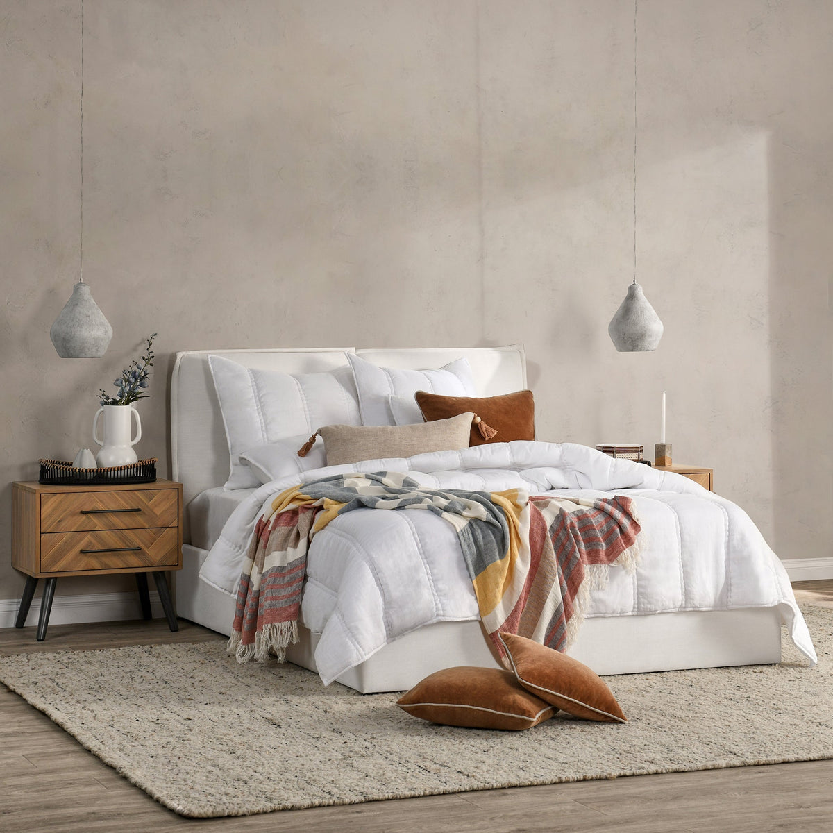 Rowen 4pc King Quilt Set
