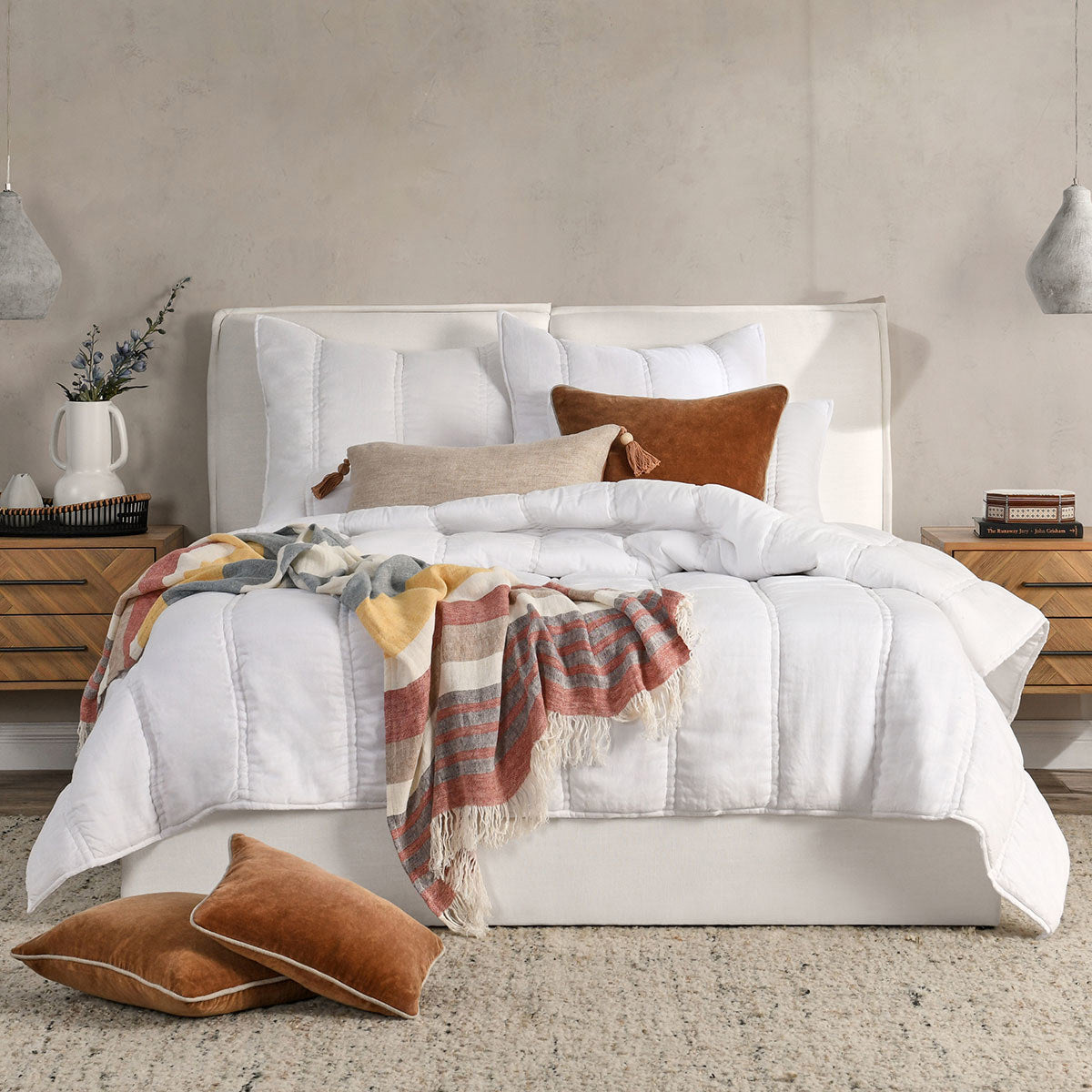 Rowen 3pc Queen Quilt Set