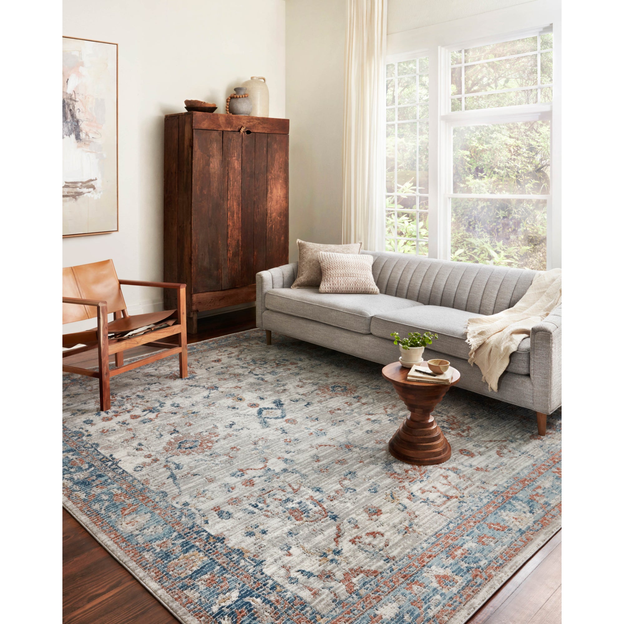 Loloi Bianca Dove/Multi Rug